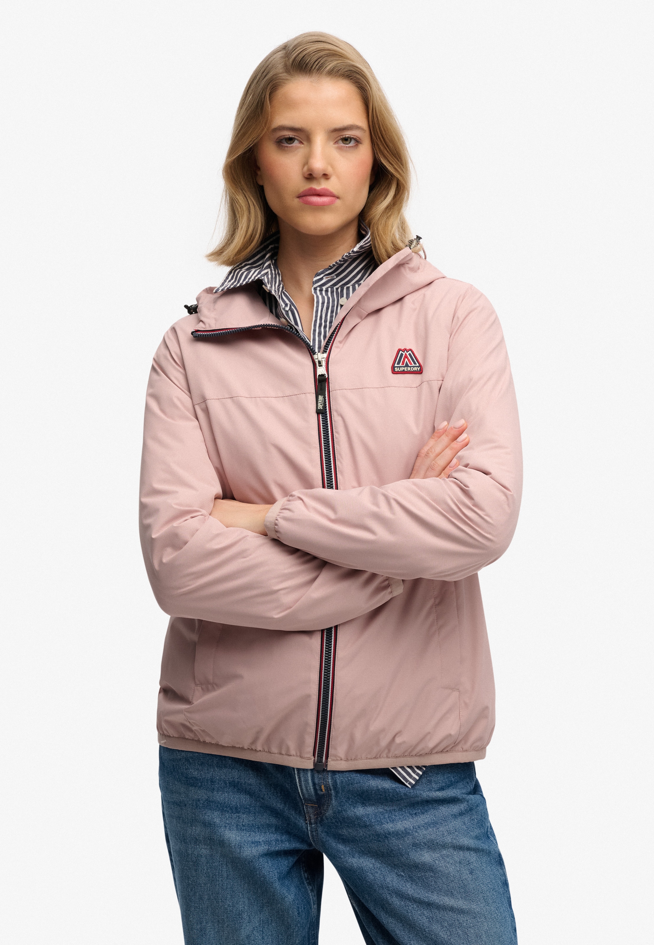 Superdry Outdoorjacke »ESSENTIAL TRI WINDBREAKER JKT« mit Kapuze