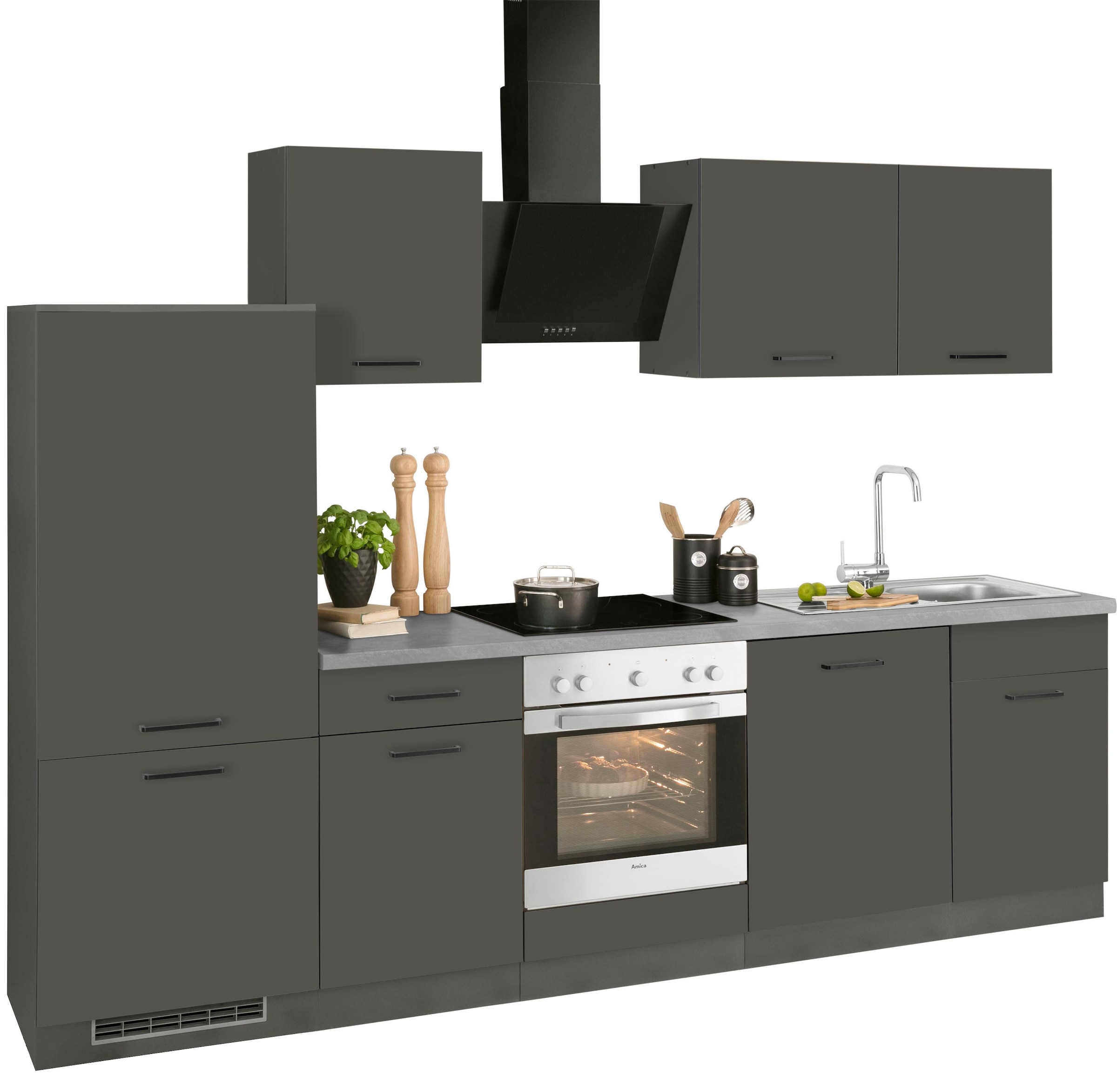 wiho Küchen Küchenzeile »Esbo«, ohne E-Geräte, Breite 280 cm auf Raten  kaufen