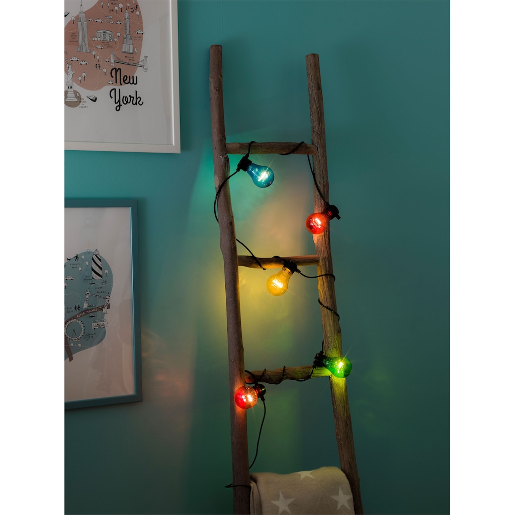 KONSTSMIDE LED-Lichterkette »Weihnachtsdeko aussen«, 5 St.-flammig