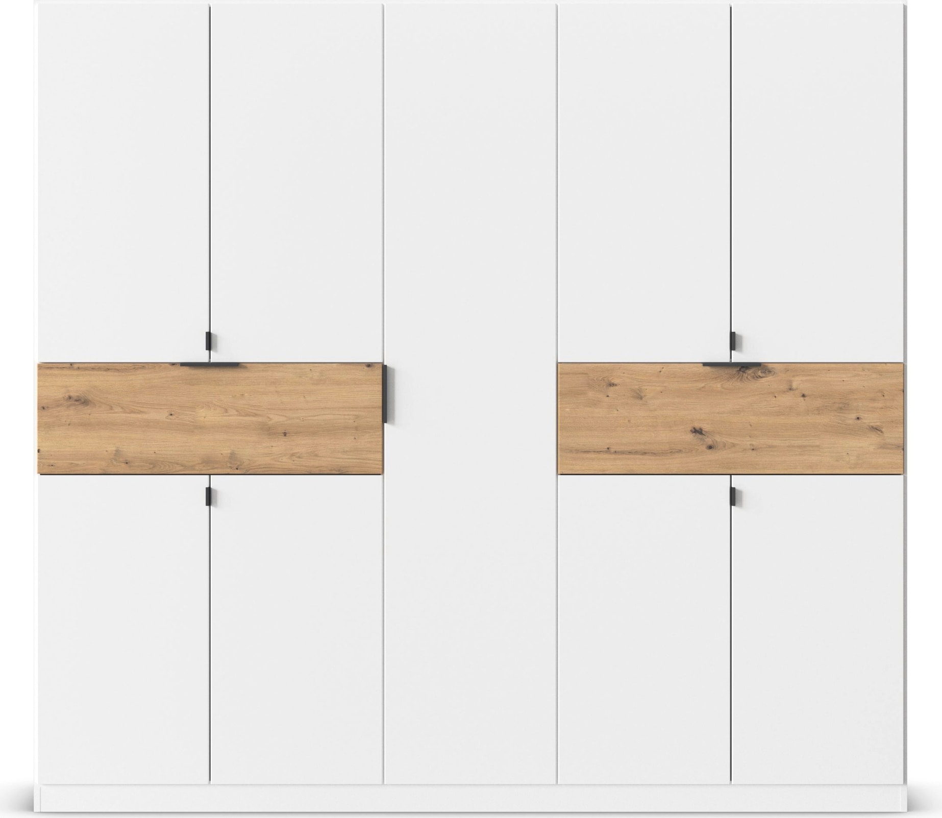 rauch Drehtürenschrank »Kleiderschrank Schrank Garderobe Wäscheschrank TICAO«, (Schubladen in der Höhe variabel positionierbar), mit 2 geräumigen Schubladen, viel Stauraum MADE IN GERMANY