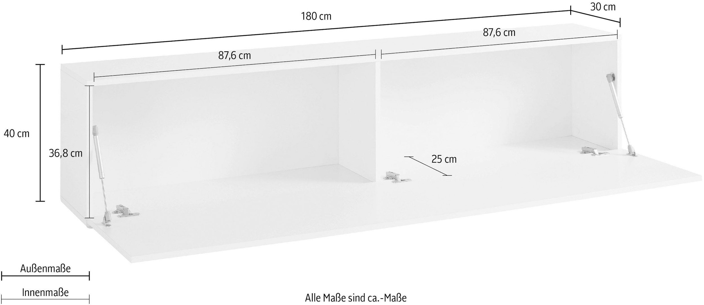 Home affaire Lowboard »Maruska« 1 Stk. tlg.