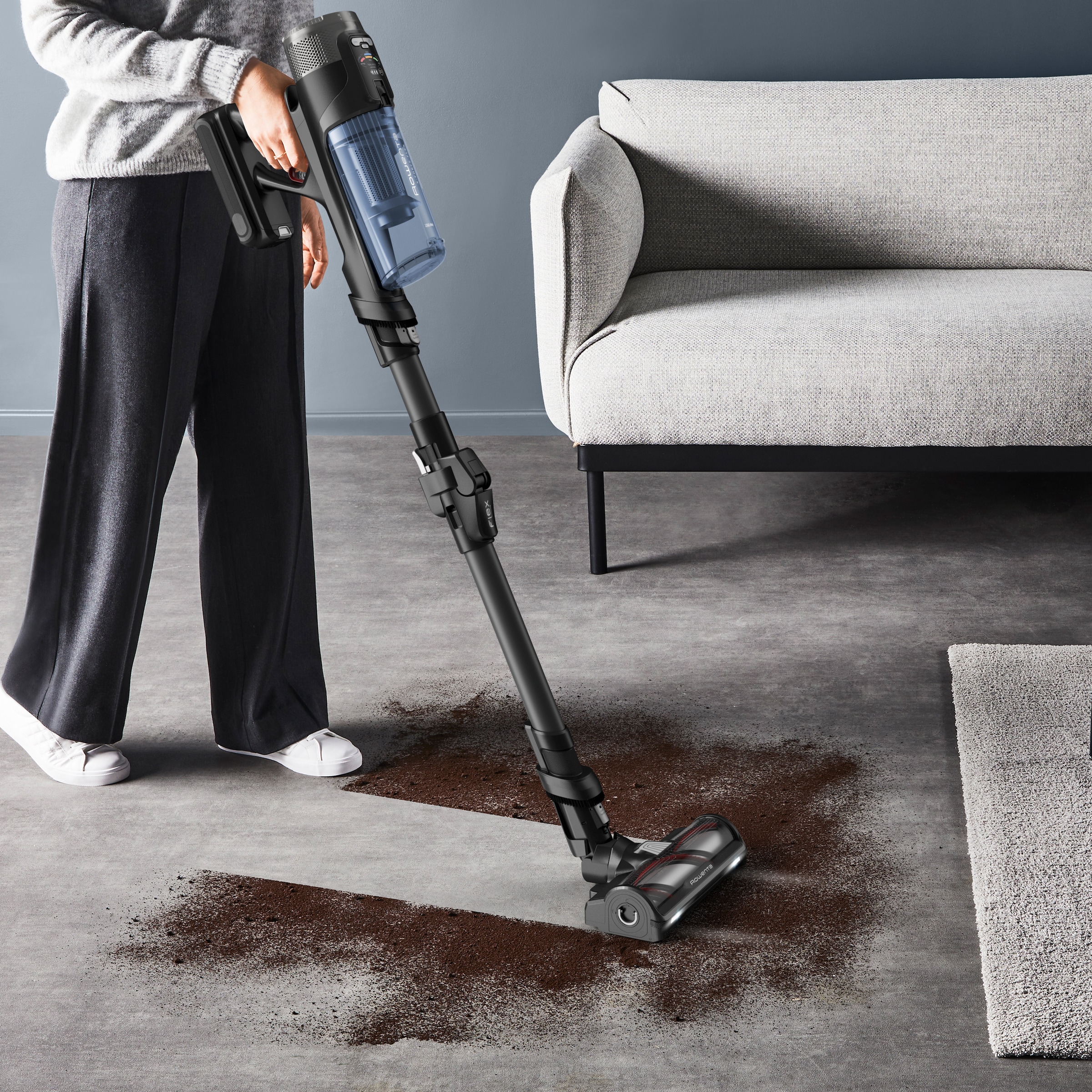 Rowenta Akku-Stielstaubsauger »Rowenta RH9LC1 X-Force Flex 12.60 Neo Allergy Aerospin«