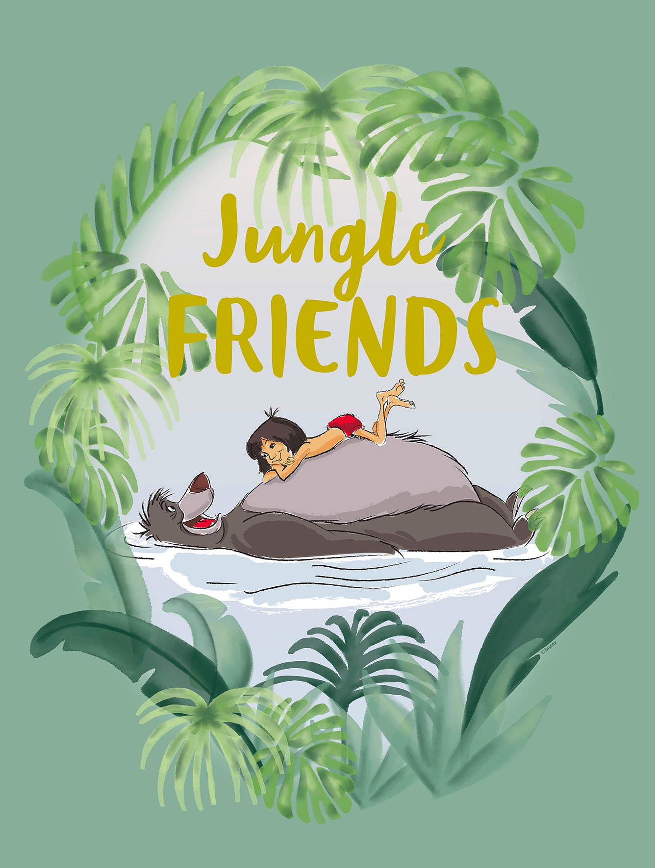 Komar Poster »Jungle Book Friends« Disney