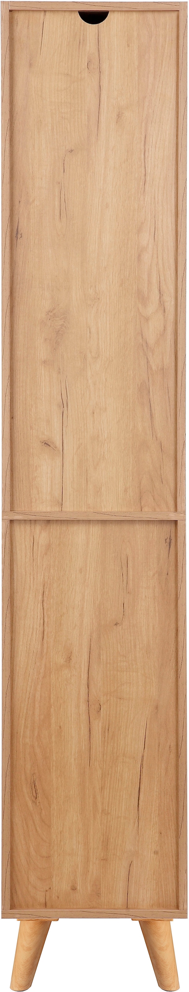 welltime Hochschrank »Lund Badschrank skandinavisches Design mit viel Stauraum«, Badmöbel, 2 Türen und 1 Schublade, Breite 35cm
