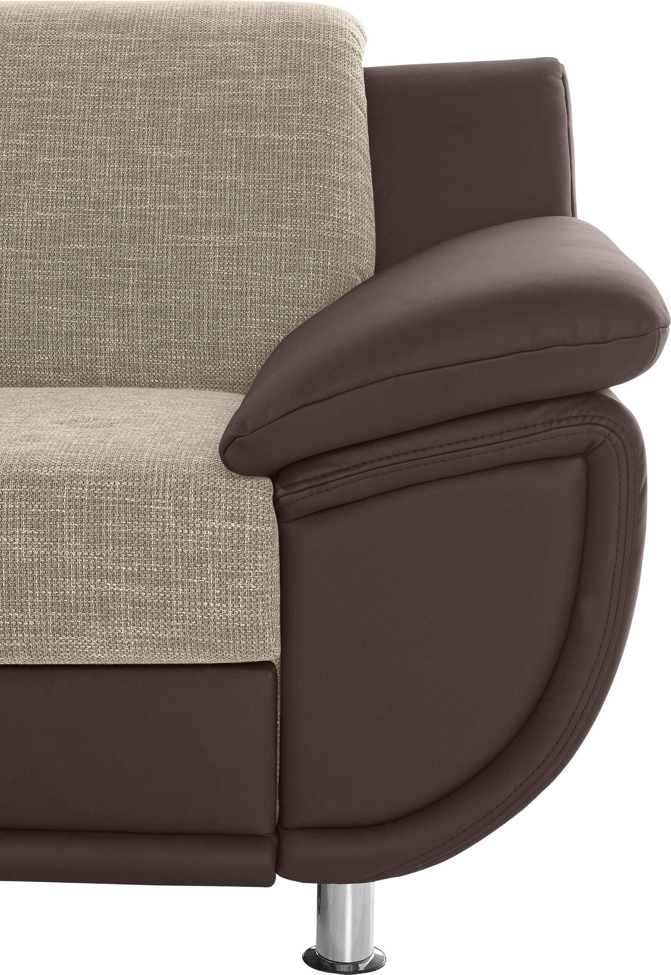 TRENDMANUFAKTUR Sessel »Rondo 3, Loungesessel«, wahlweise mit komfortablem Federkern, mit extra breiten Armlehnen