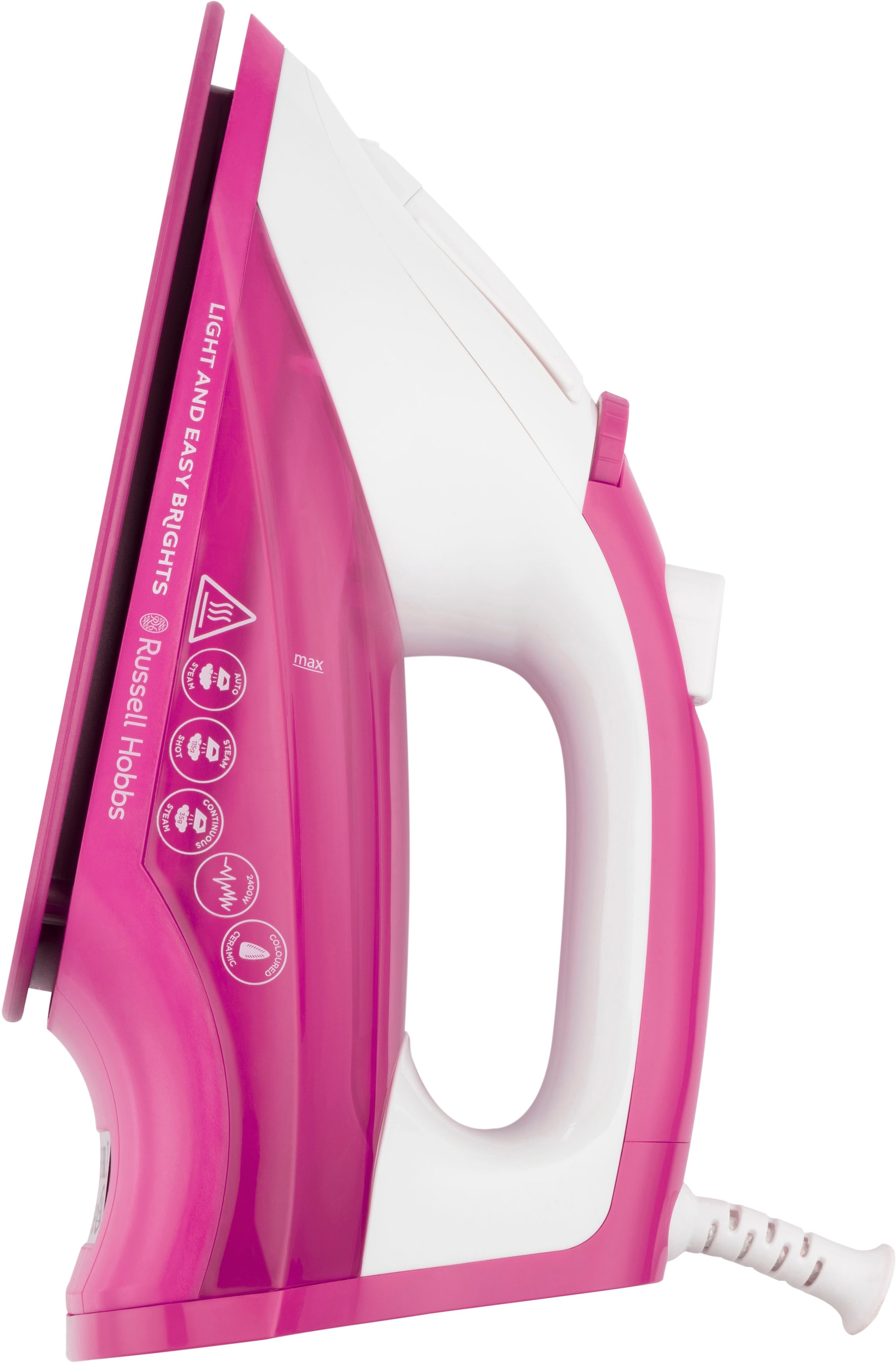 RUSSELL HOBBS Dampfbügeleisen »26480-56 Light and Easy Brights Berry«, 2400 W