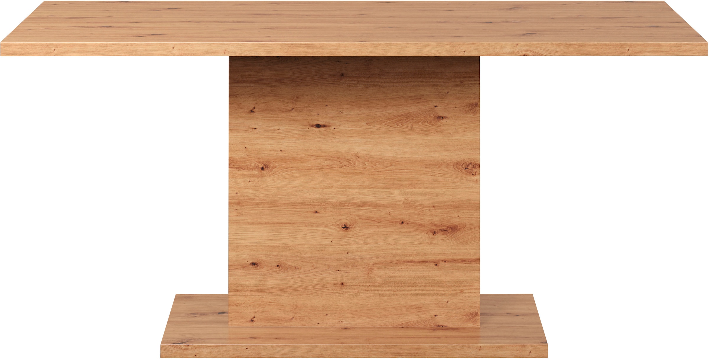 Home affaire Esstisch »Ambres«, Säulentisch passend für 6 Personen - (B/T/H) 160/80/76 cm