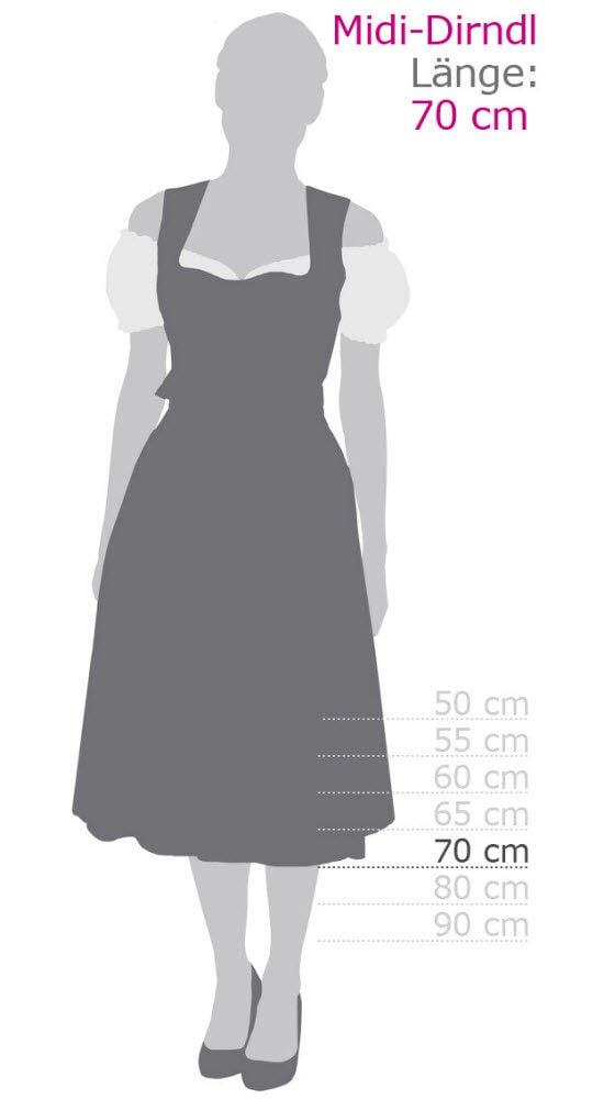 Nübler Trachtenkleid »Dirndl midi Leni«