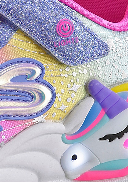 Skechers Sneaker »UNICORN DREAMS-«, gepolsterte Innensohle, Freizeitschuh, Größenschablone zum Download