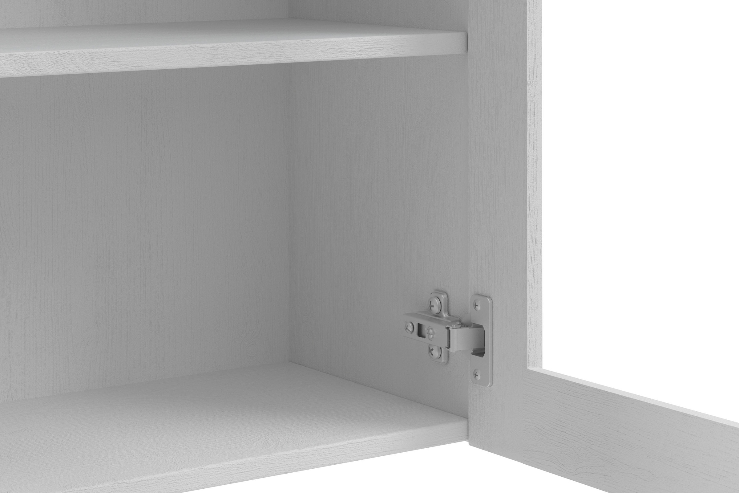 KOCHSTATION Hängeschrank »KS-Osby«, (1 St.), Kiefer massiv, Breite 50 cm, Tür mit Glaseinsatz