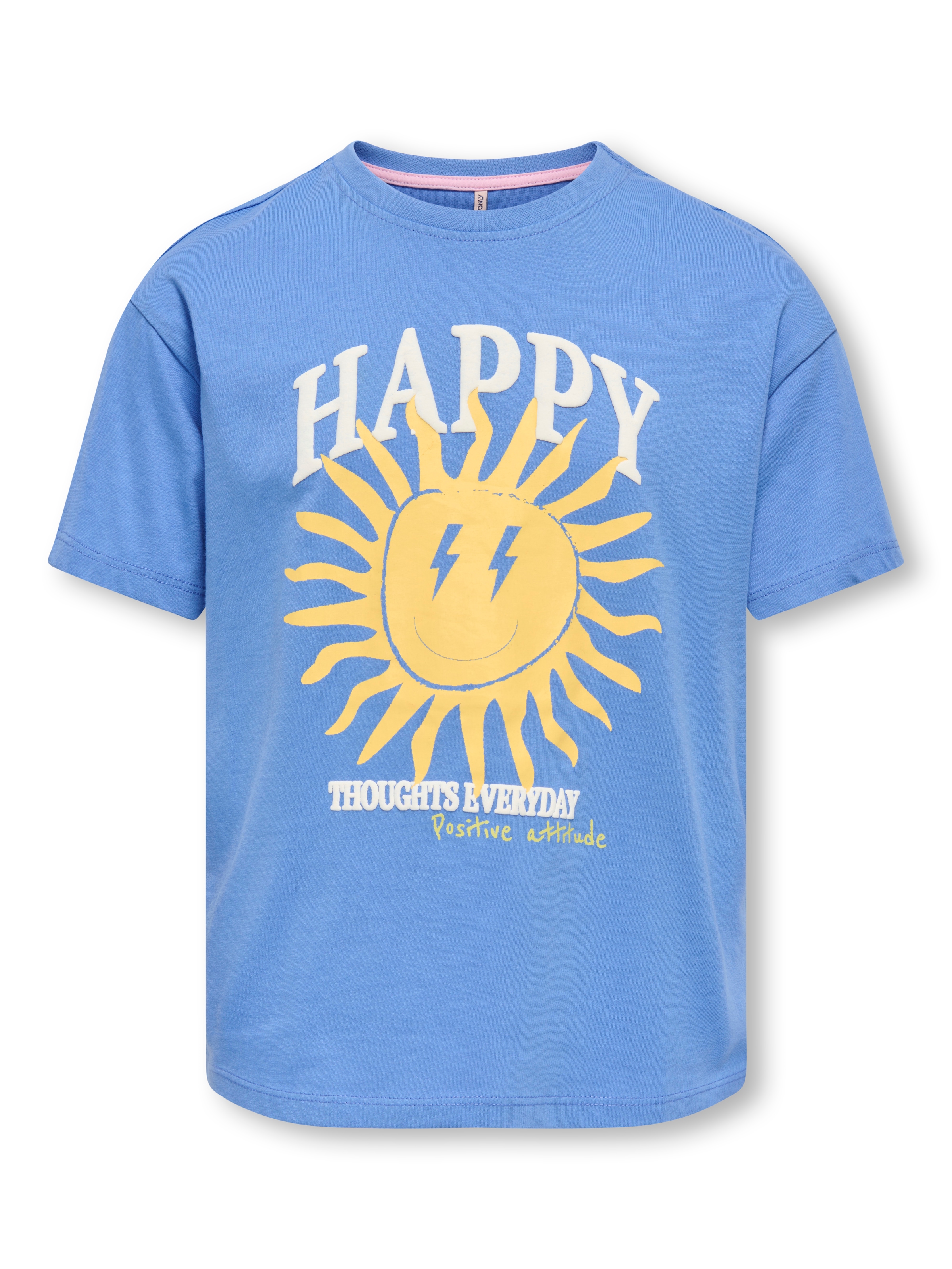 KIDS ONLY T-Shirt »KOGROSITA LIFE S/S LOOSE PRINT TOP JRS« mit gute Laune-Motiven