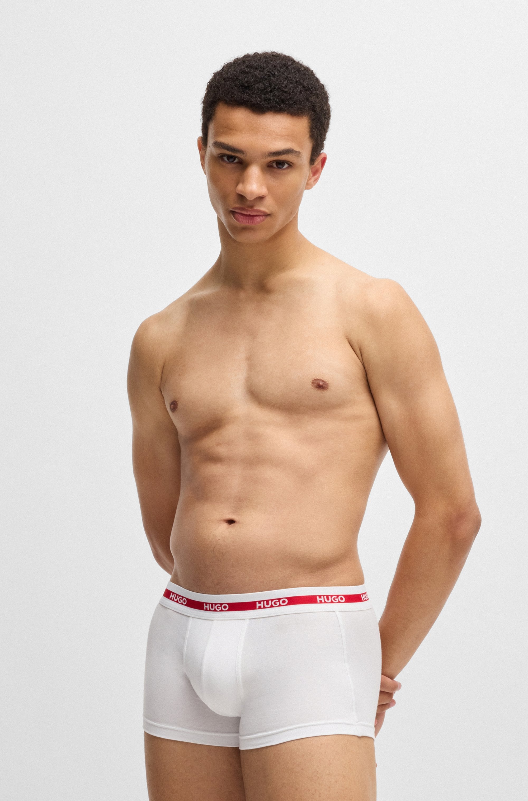 HUGO Underwear Trunk »TRIPLET«, (Packung, 3 St., Im Dreierpack), mit Logoschriftzug