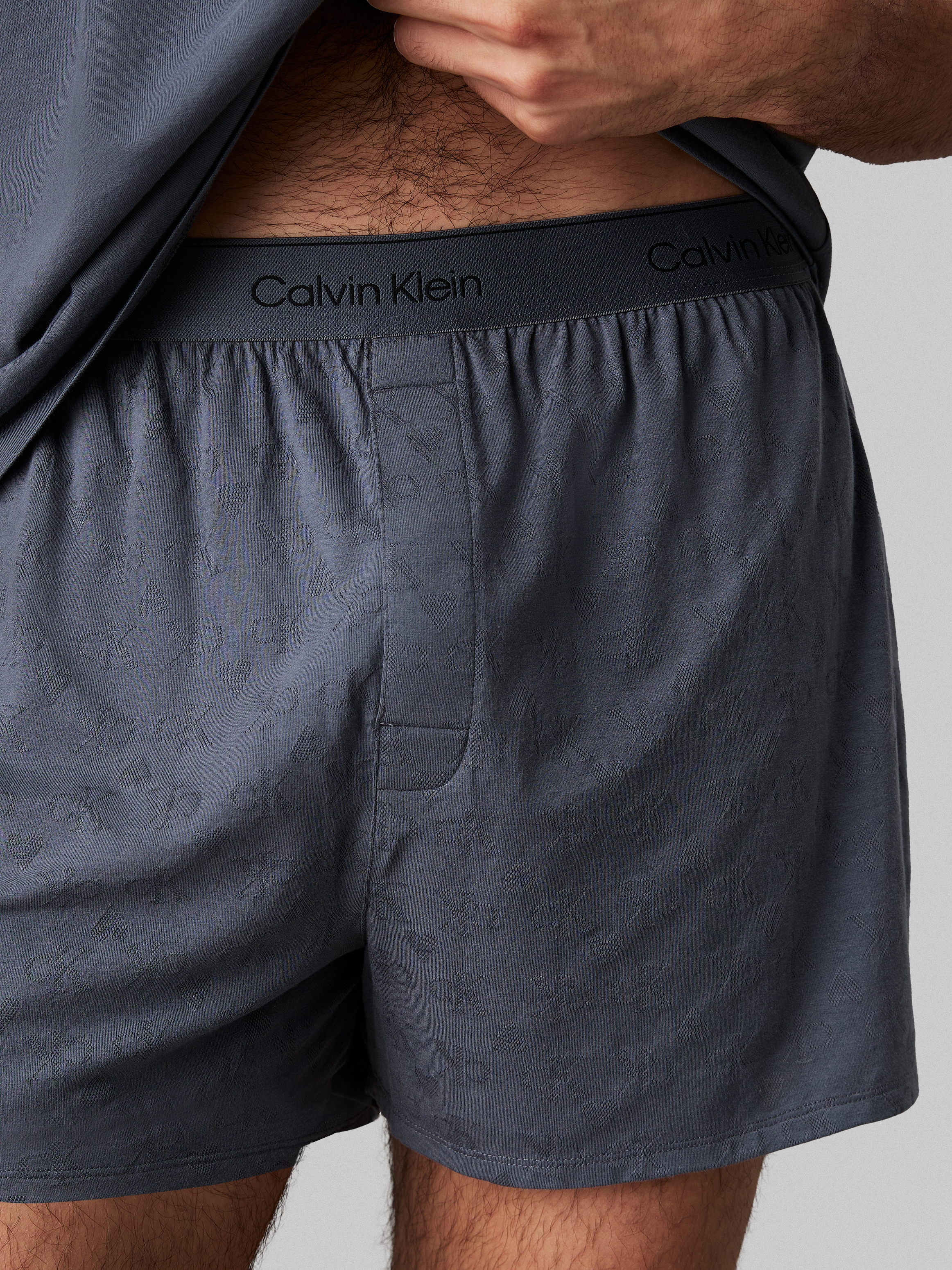 Calvin Klein Underwear Shorty »S/S BOXER SET«, (Set, 2 tlg.), mit Brusttasche