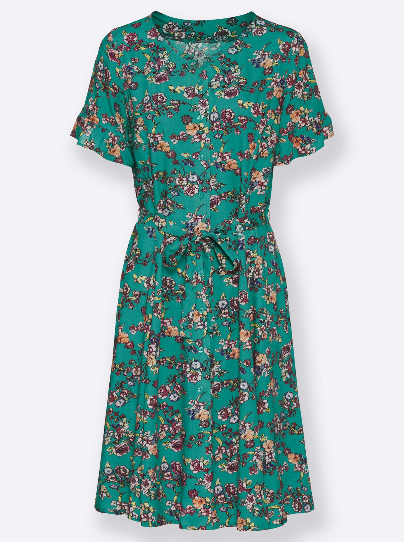A-Linien-Kleid »Druck-Kleid«