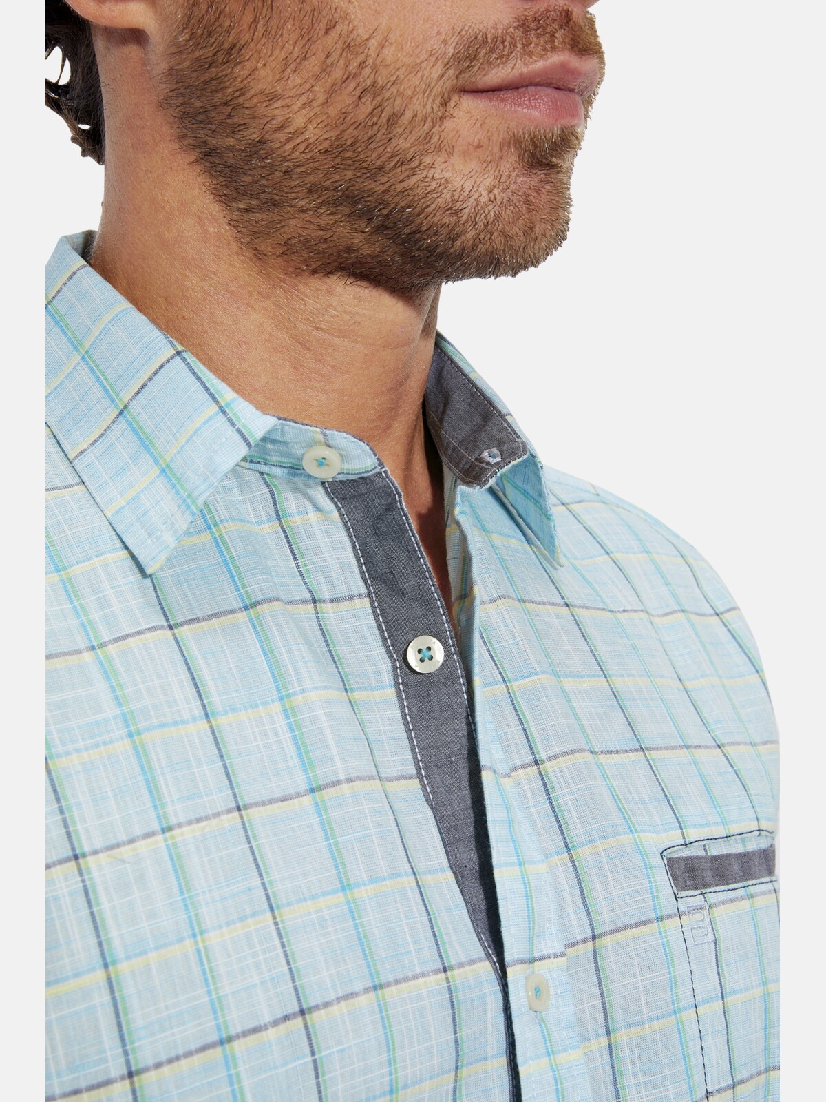 Babista Kurzarmhemd »Kurzarmhemd GIDONA« 1 Stk. mit kontrastfarbenen Akzenten