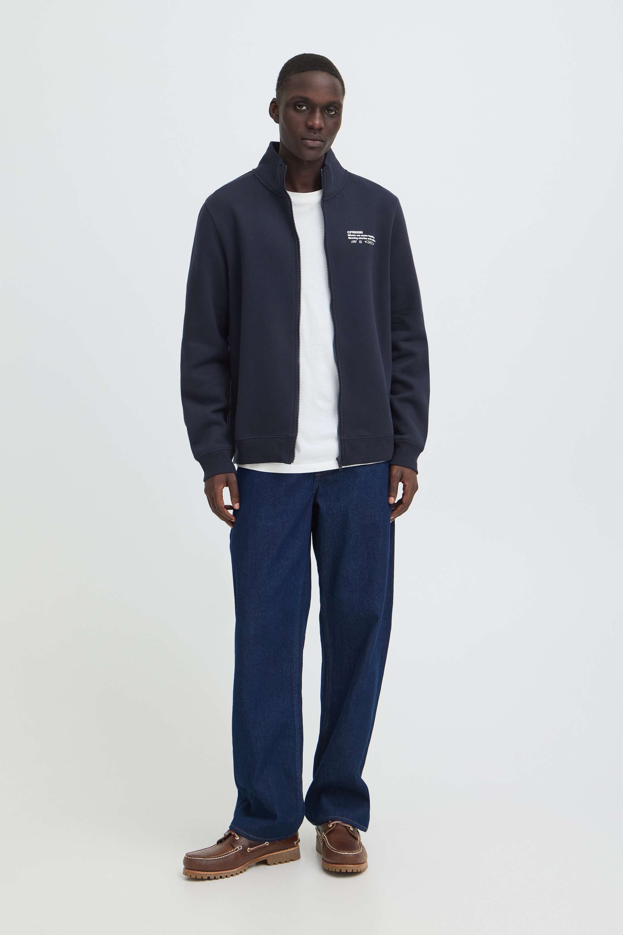 Blend Sweatjacke »BHKENJI ZP CARDIGAN« Materialmix, regular fit