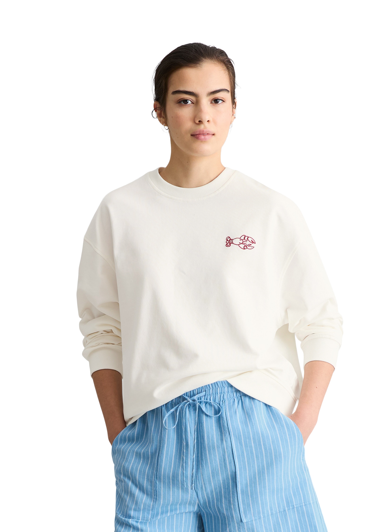 Marc O'Polo DENIM Sweatshirt »oversized mit markantem Rückenprint«
