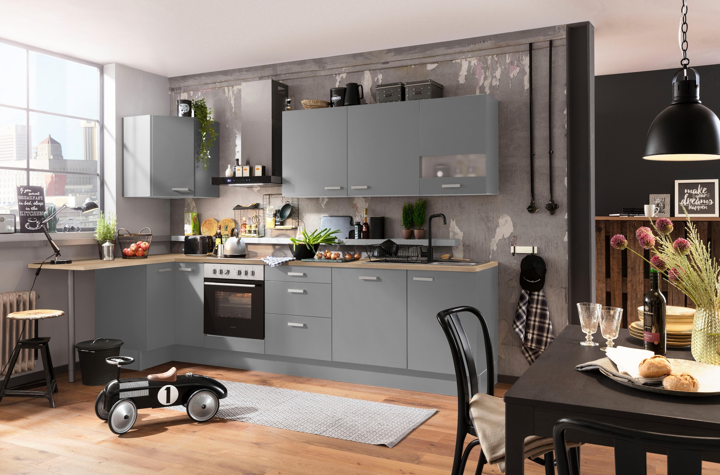 OPTIFIT Eckunterschrank »Parma«, Breite 90 x 90 cm