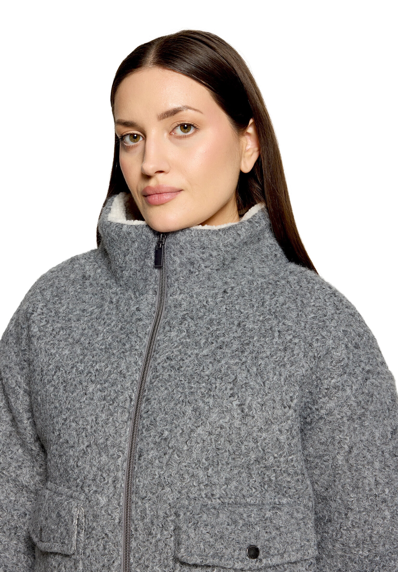 Betty&Co Outdoorjacke »Casual-Jacke mit aufgesetzten Taschen«