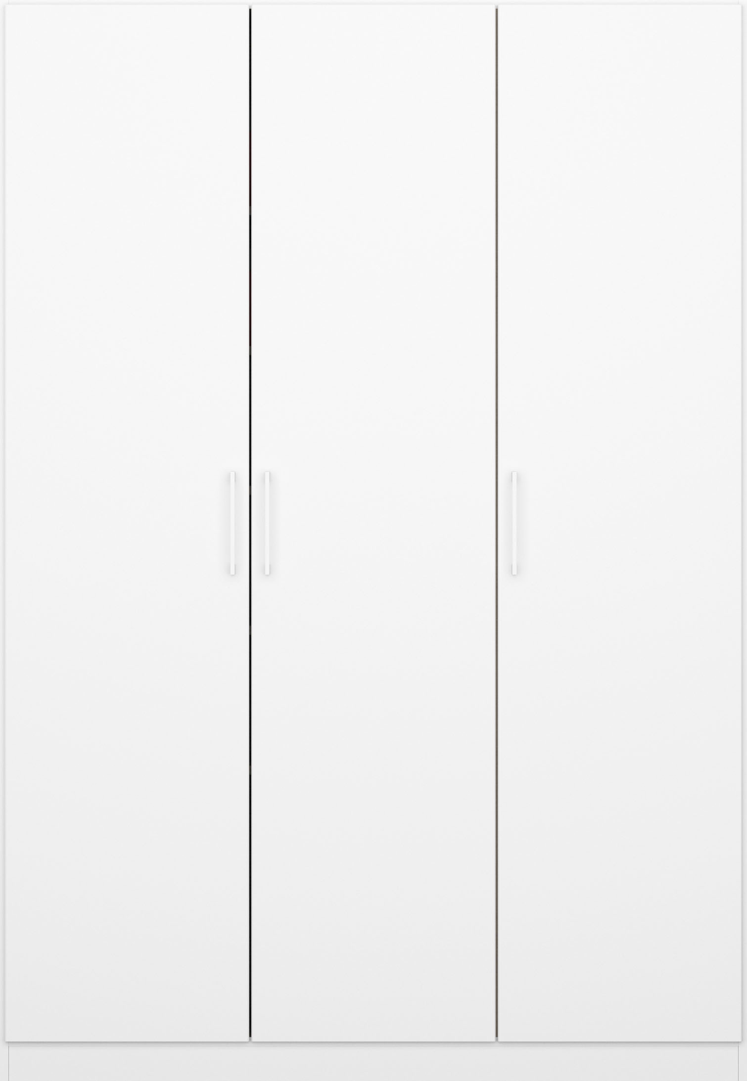 rauch Drehtürenschrank »Kleiderschrank Schrank Garderobe Wäscheschrank COSMO«, mit zusätzlichen Einlegeböden, Metallgriffe in Weiß MADE IN GERMANY