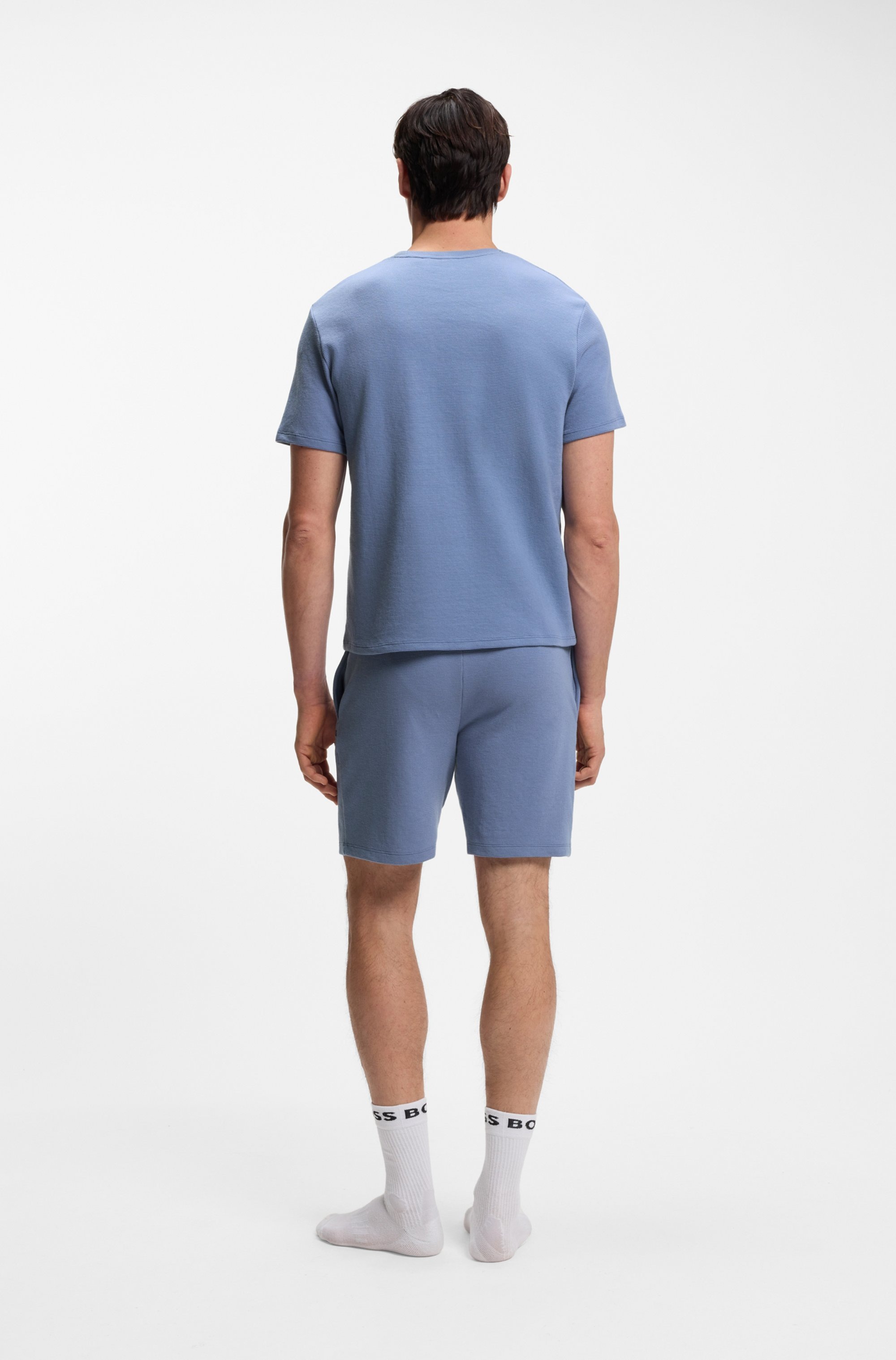 BOSS Pyjamaoberteil »Waffle T-Shirt«
