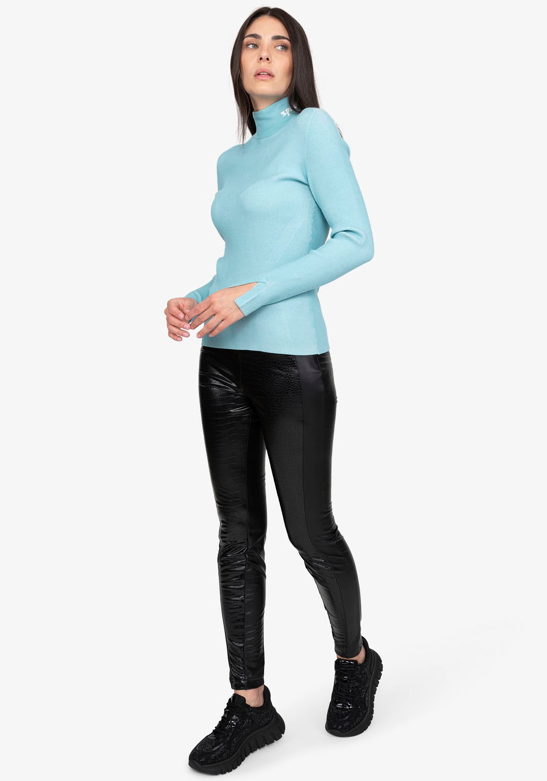 Sportalm Kitzbühel Strickpullover, mit Stehkragen