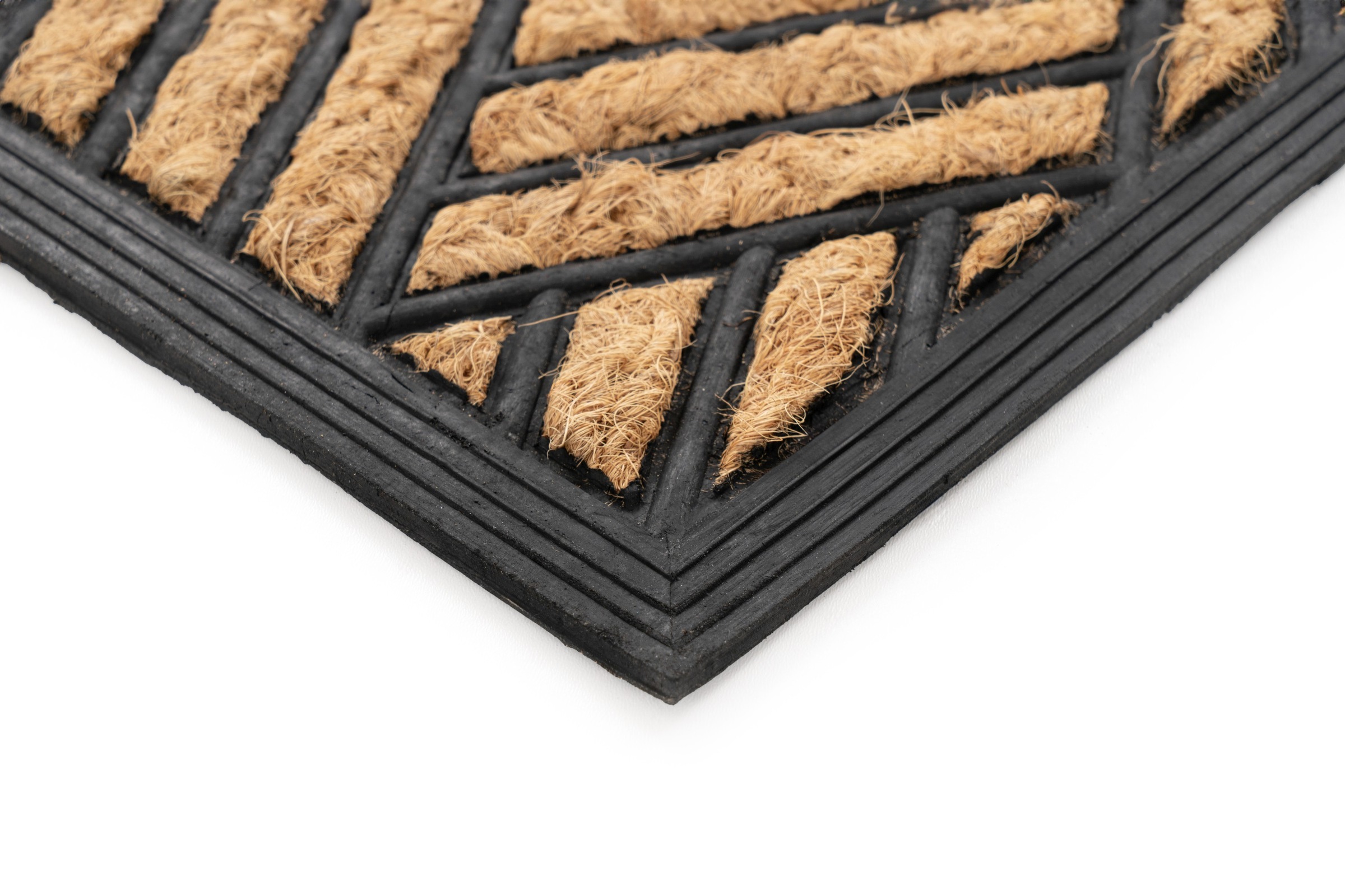 Kayoom Fußmatte »Entry 425« rechteckig 11 mm Höhe Türmatte, Kokos Gummi, Eingang