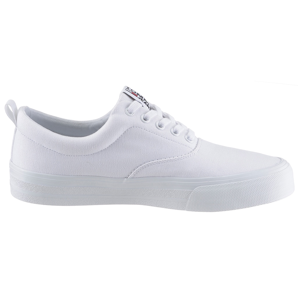 Tommy Jeans Sneaker »CLASSIC TOMMY JEANS SNEAKER«, mit gepolstertem Schaftrand, Freizeitschuh, Halbschuh, Schnürschuh