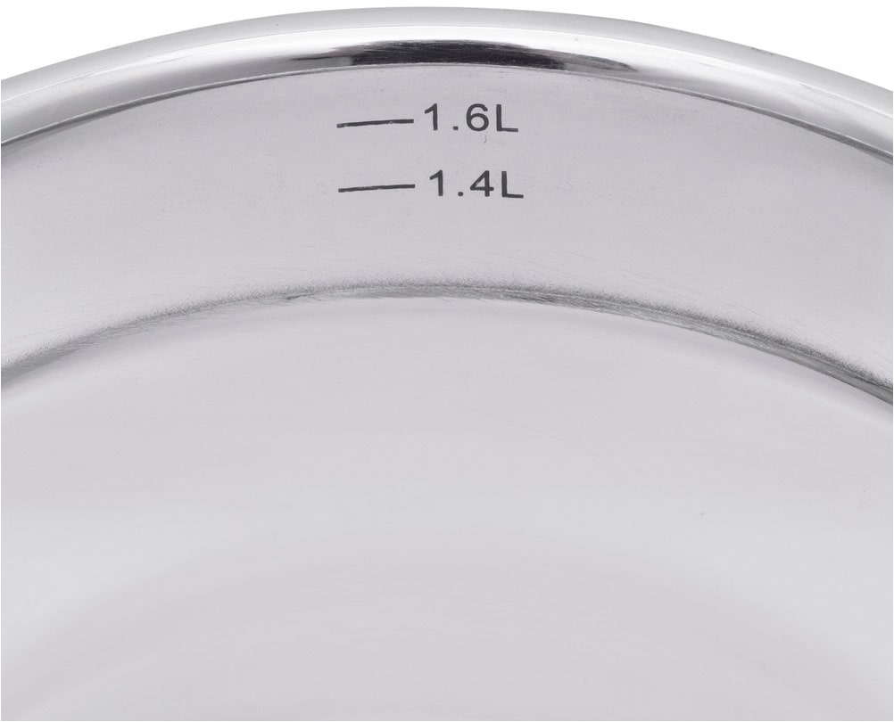 RESTO Kitchenware Kasserolle »Rigel, Soßentopf 1,9 l, energiesparend und spülmaschinenfest« 2 Stk. tlg. Edelstahl 18/10