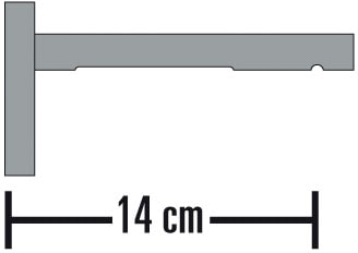 SCHÖNER WOHNEN-Kollektion Wandträger »Spezialträger«, (1 St.), Serie Einzelprogramm Matteo rechteckig
