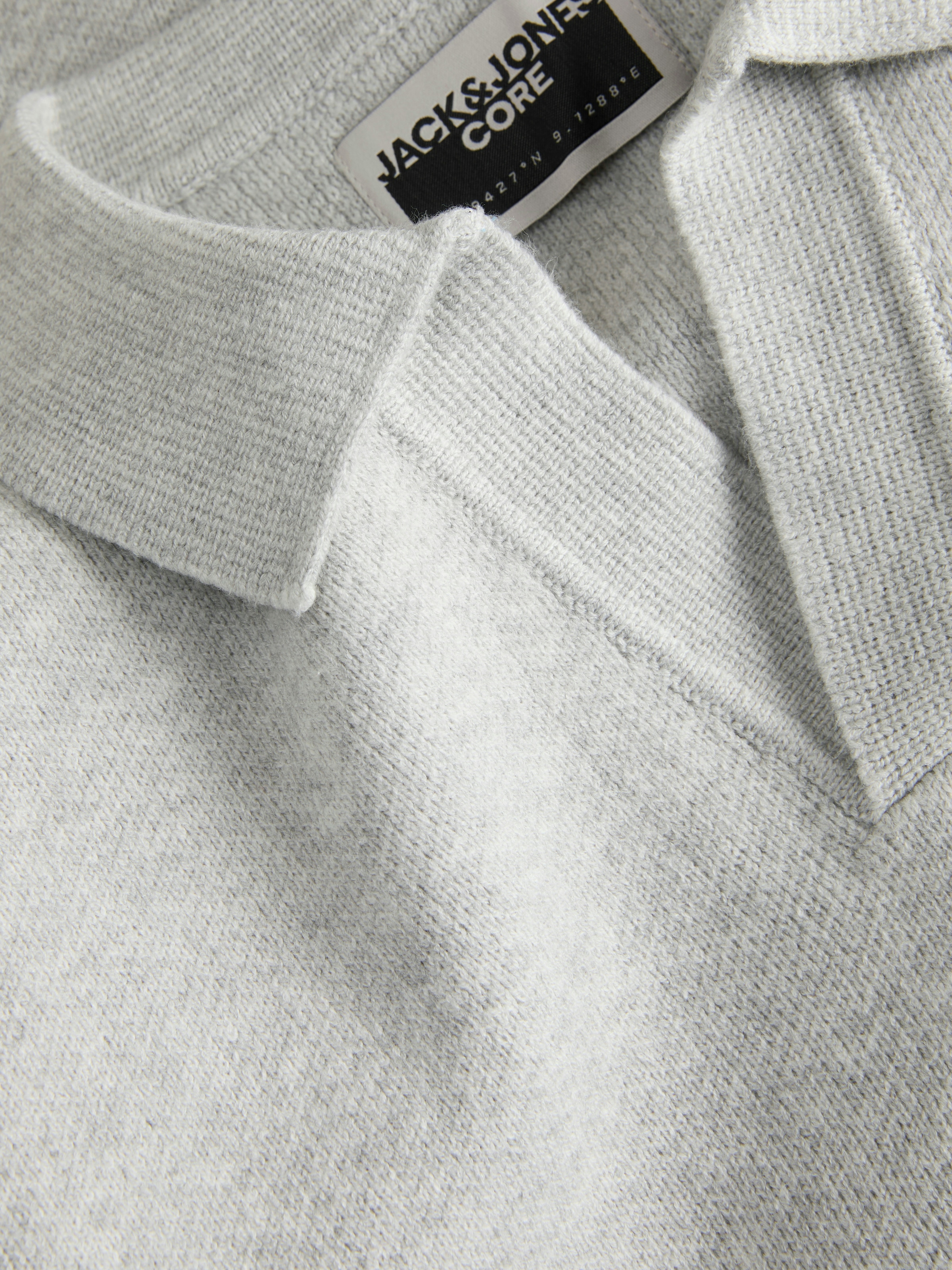 Jack & Jones Strickpullover »JCOCOVER KNIT SPLIT NECK POLO«