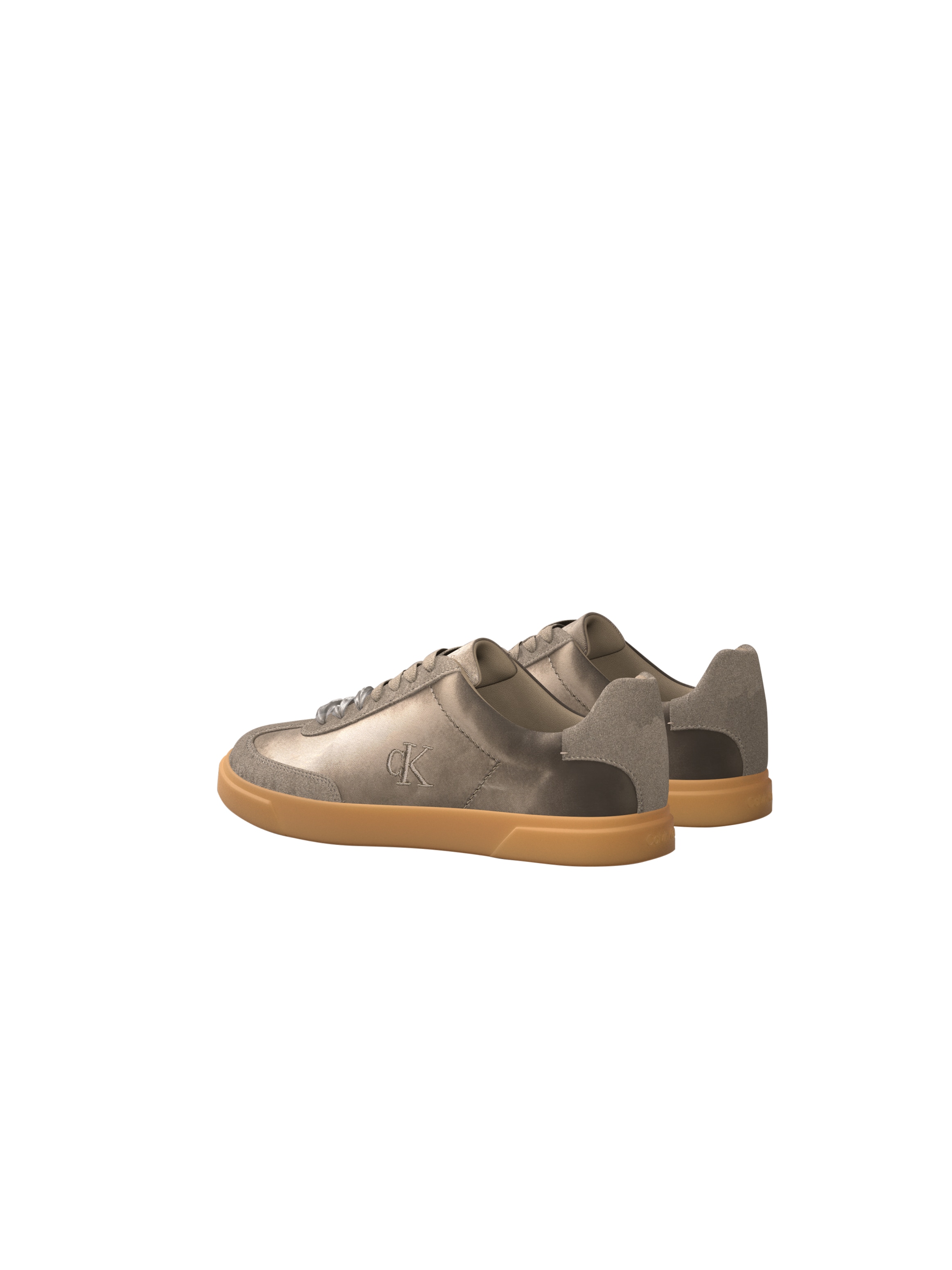 Calvin Klein Plateausneaker »LOW PRO CUPSOLE WT SATIN MIX«  Freizeitsneaker, Halbschuh mit zwei Schnürsenkelarten