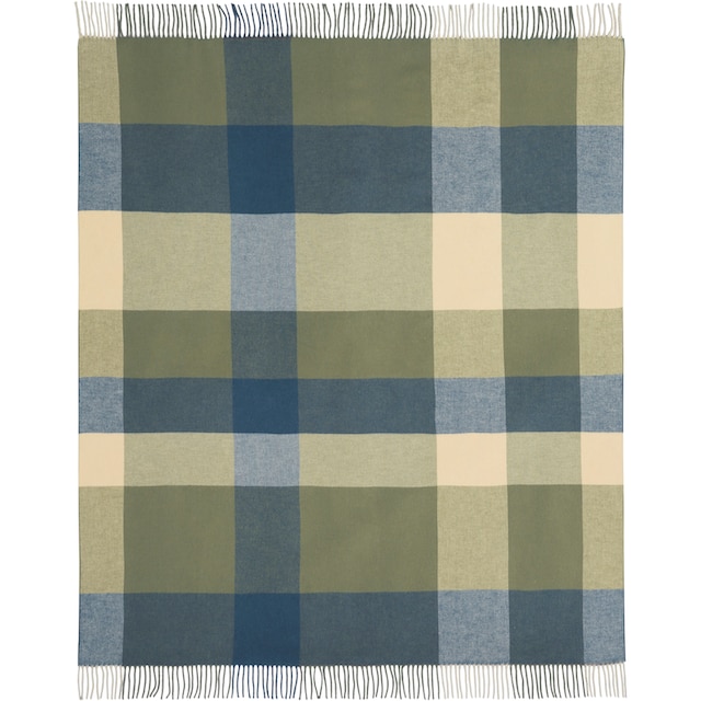 Biederlack »Check Plaid mit Karomuster, green«, Kuscheldecke klassischem