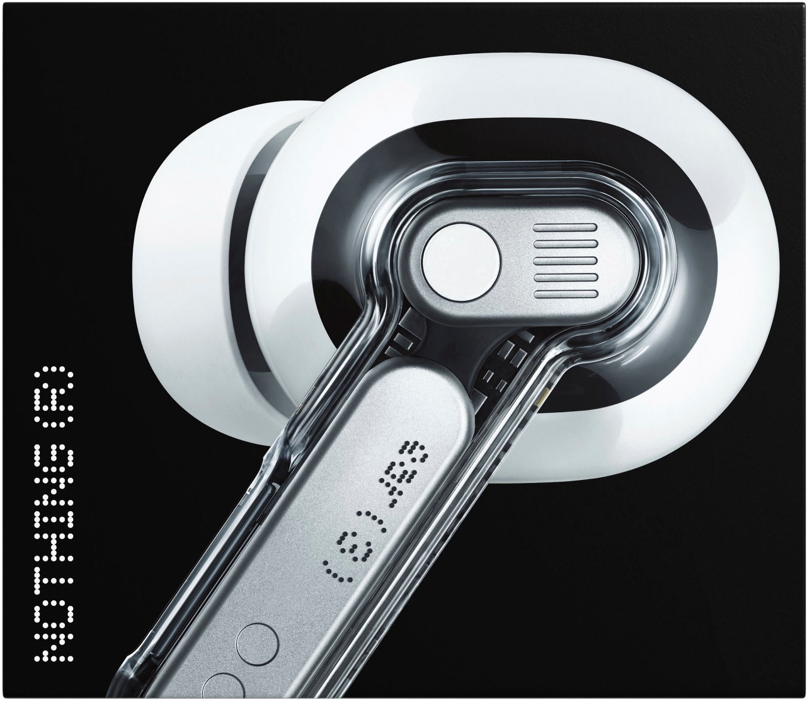 NOTHING wireless In-Ear-Kopfhörer »Ear (3)« Bluetooth Active Noise Cancelling (ANC) | Echo Noise Cancellation | integrierte Steuerung für Anrufe und Musik