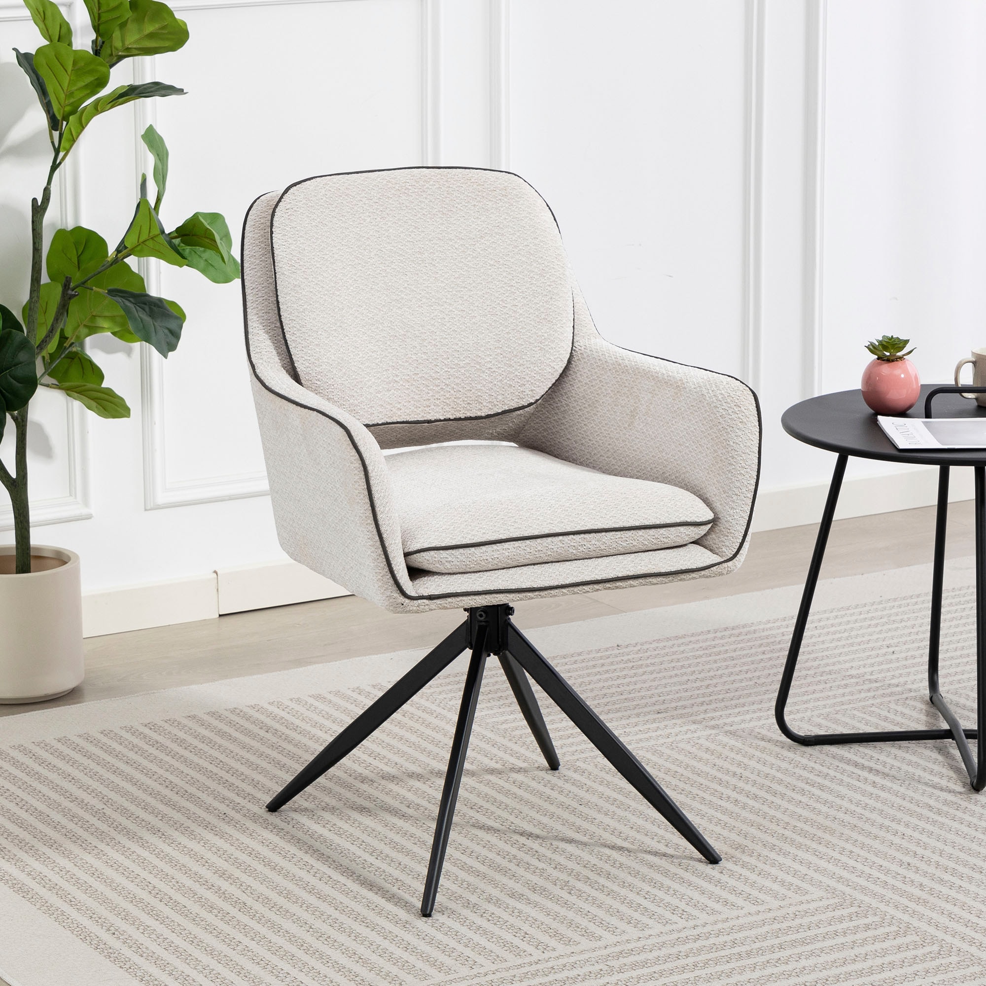 Duo Collection Esszimmerstuhl »Esra« (Set) 2 Stk.drehbar, extra Polsterung im Sitzbereich