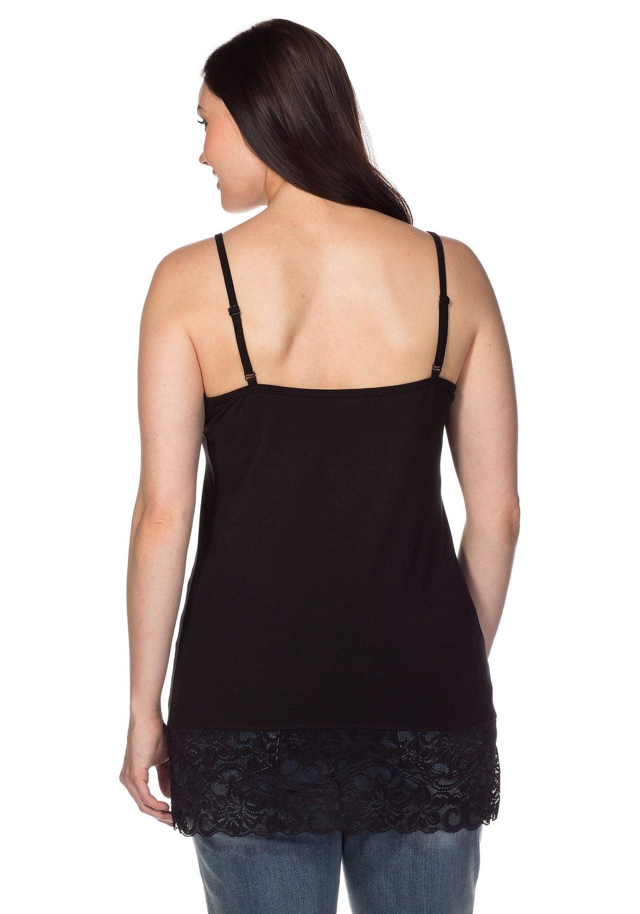 Sheego Longtop »Spaghetti-Top mit verstellbaren Trägern«, mit verstellbaren Trägern