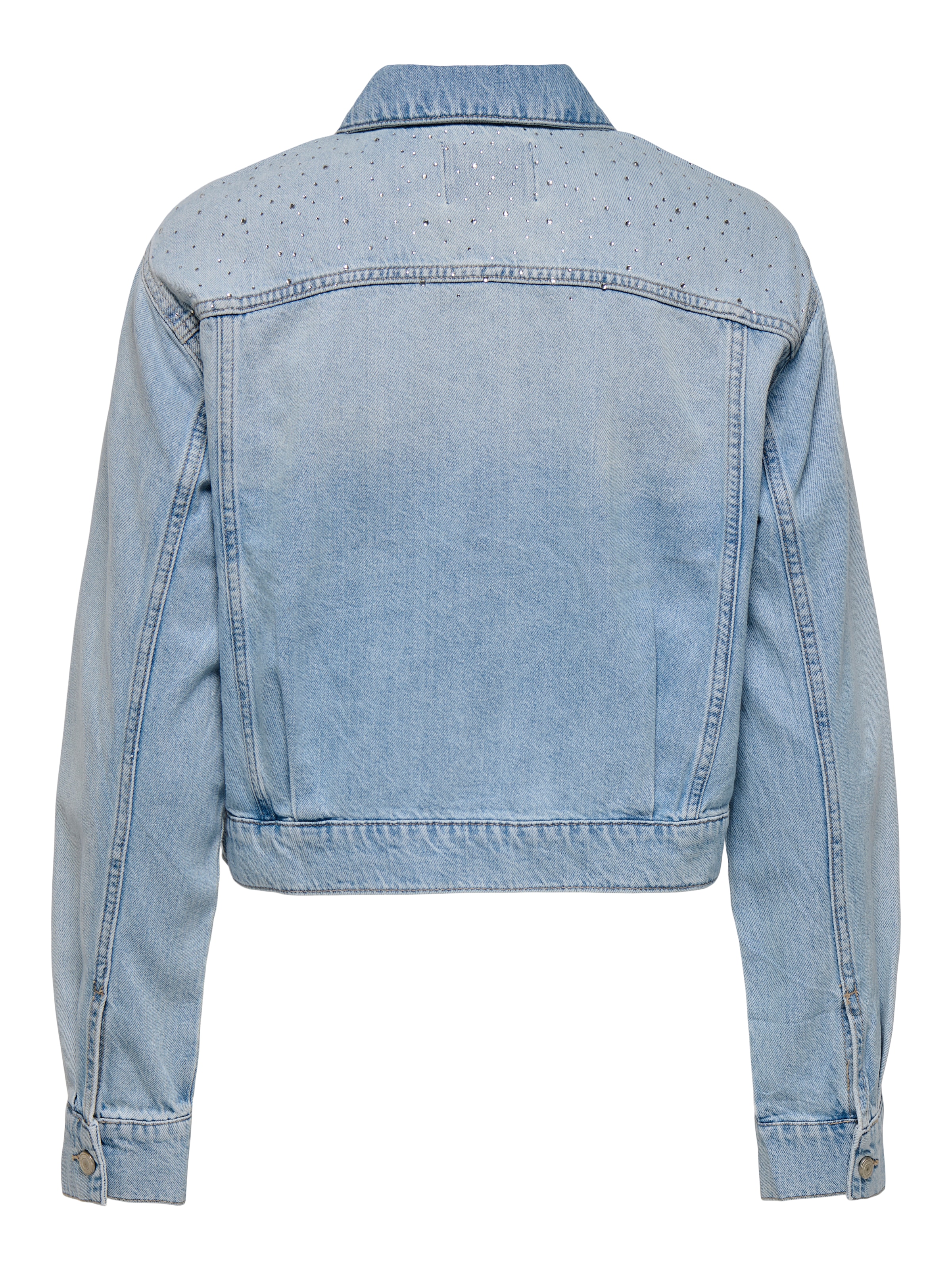 ONLY Jeansjacke »ONLLUMI LS RHINESTONE JACKET DNM PIM«