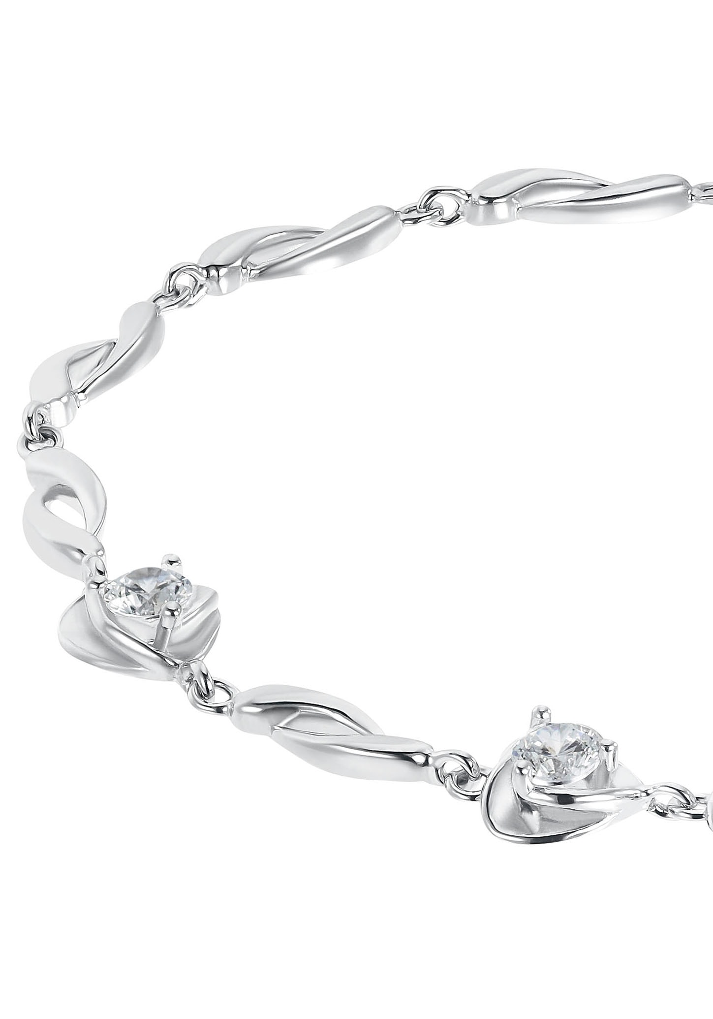Amor Armband »Classiv Silver« mit Zirkonia (synth.)