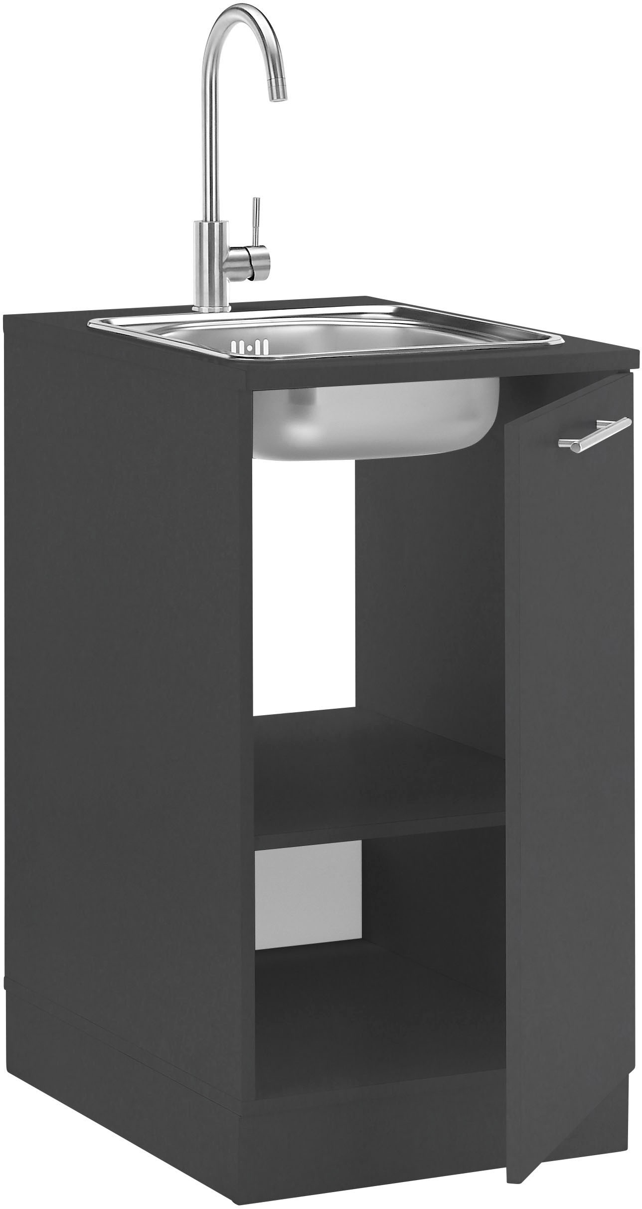 Laundreezy Mehrzweckschrank-Set »Laundreezy, Spülenschrank BxHxT 50x92x68 cm« 1 Stk. tlg.