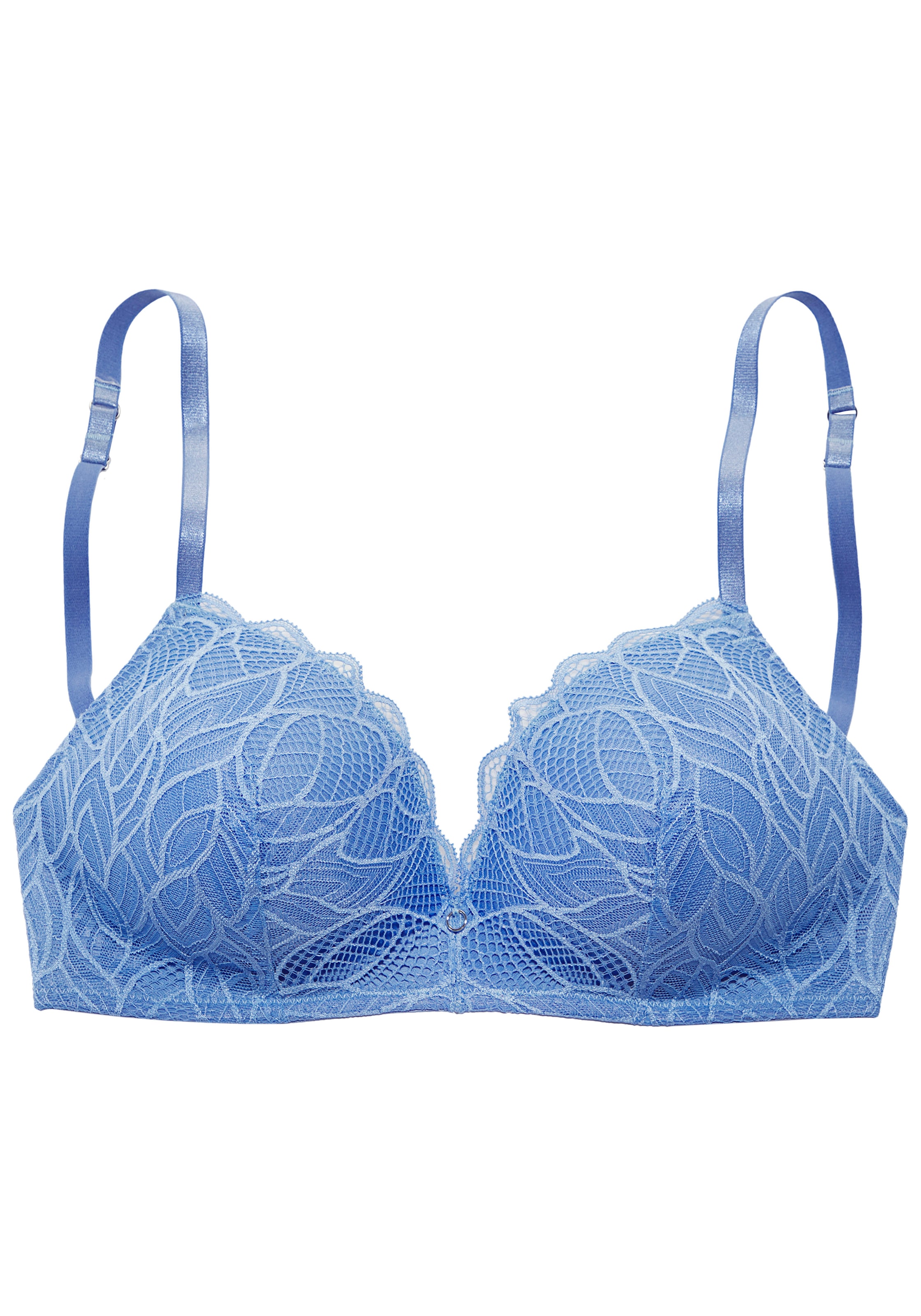 LASCANA Bralette-BH »Alicia« ohne Bügel mit feiner Spitze mit Blättermotiv, Dessous
