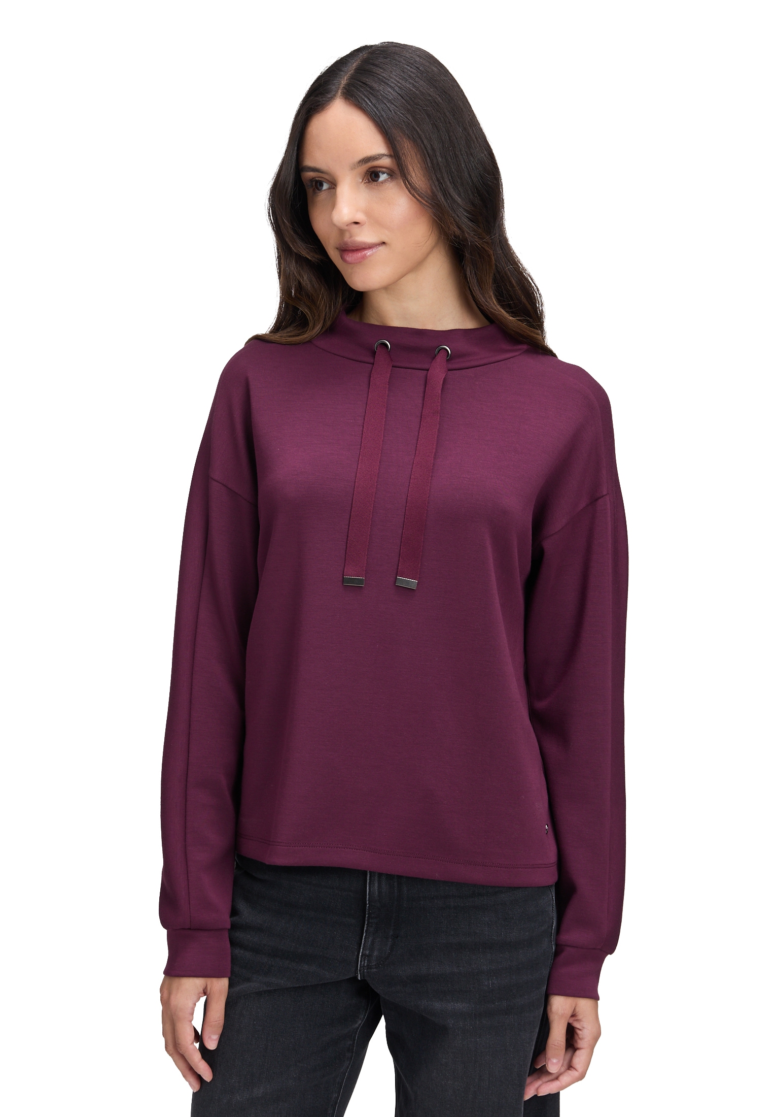 Betty&Co Sweatshirt »Sweatshirt mit Stehkragen«