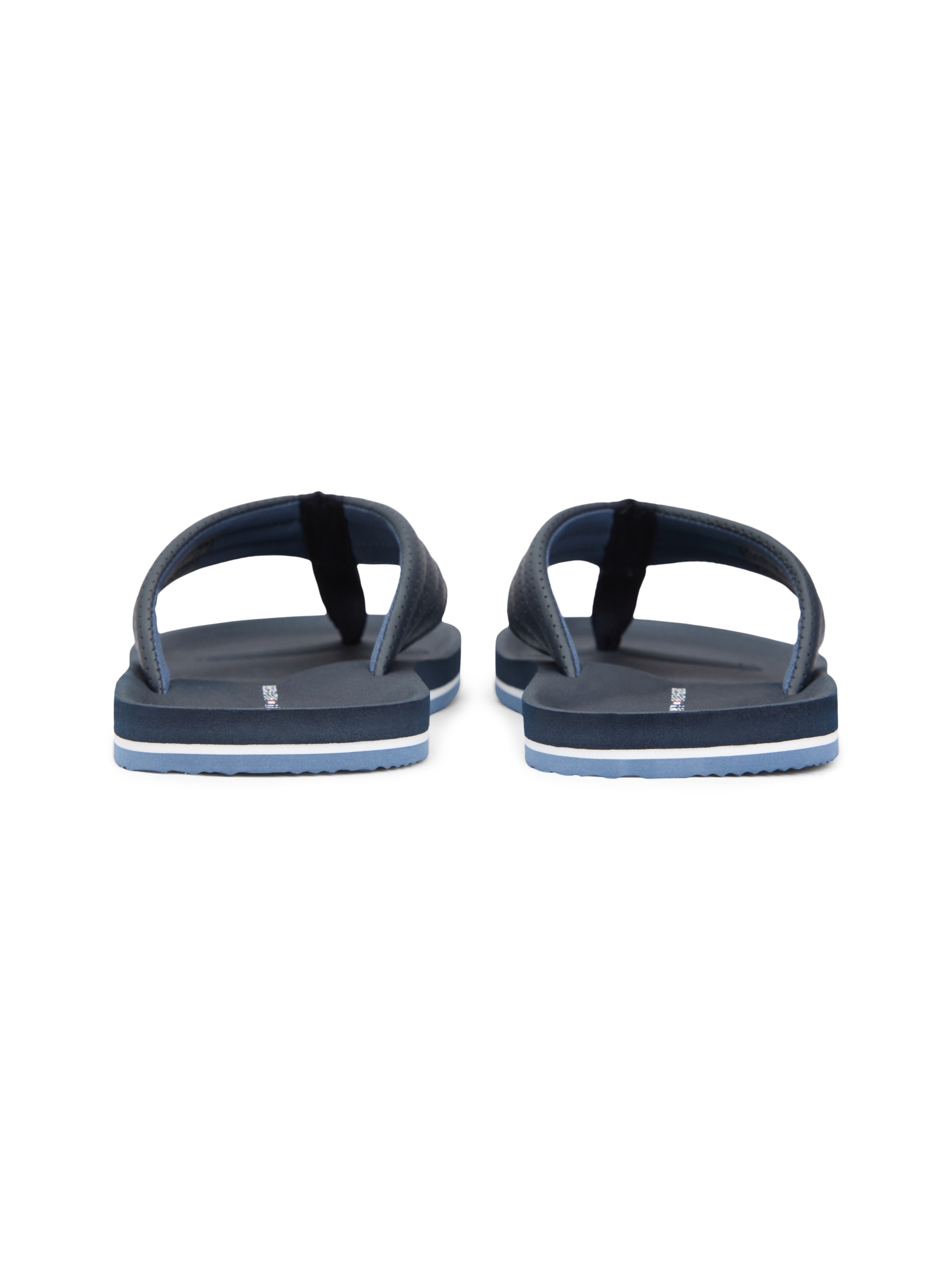 Tommy Hilfiger Zehentrenner »COMFORT PADDED PERF BEACH SANDAL«  Sommerschuh, Strandschuh mit modischer Ziersteppung