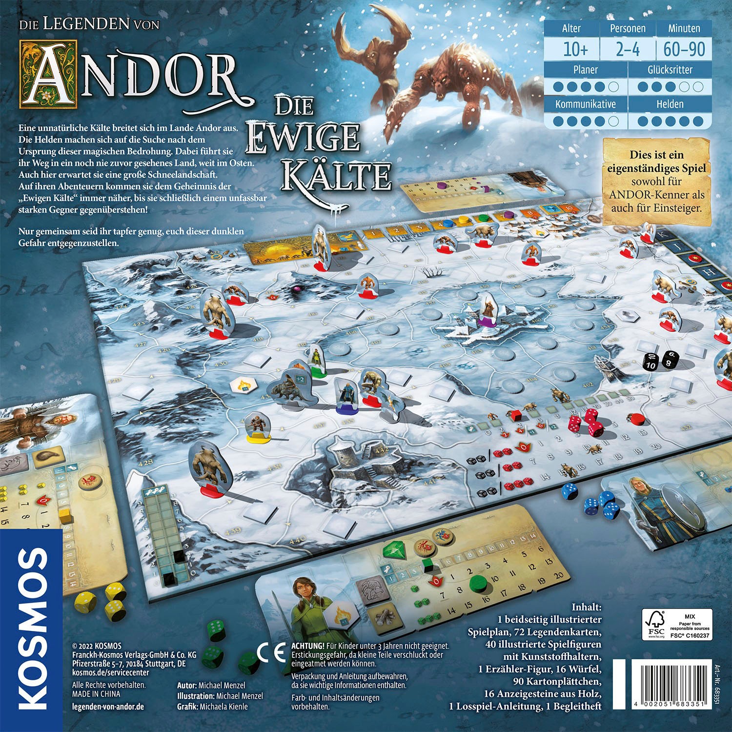 Kosmos Spiel »Andor - Die ewige Kälte«, Made in Germany