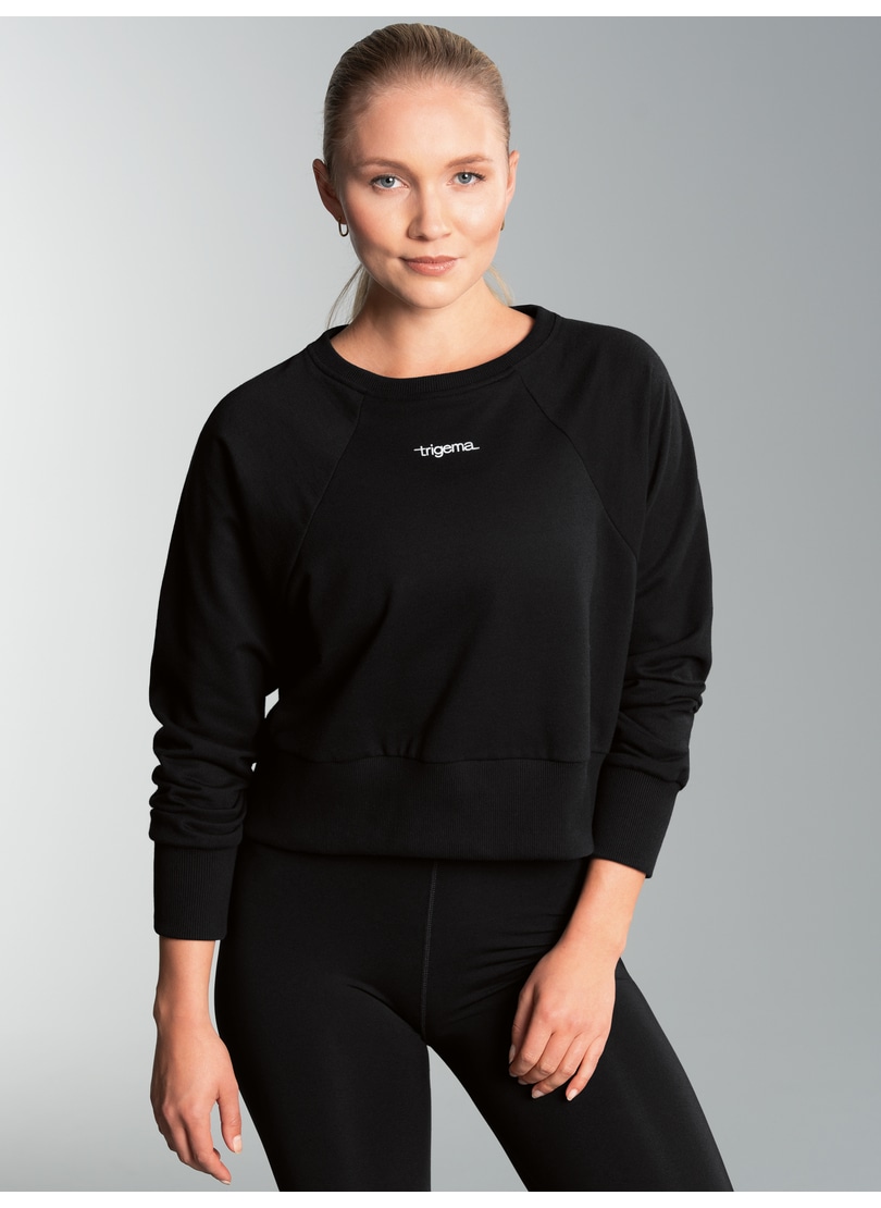 Trigema Sweatshirt »TRIGEMA Cropped Sweatshirt in leichter Qualität«