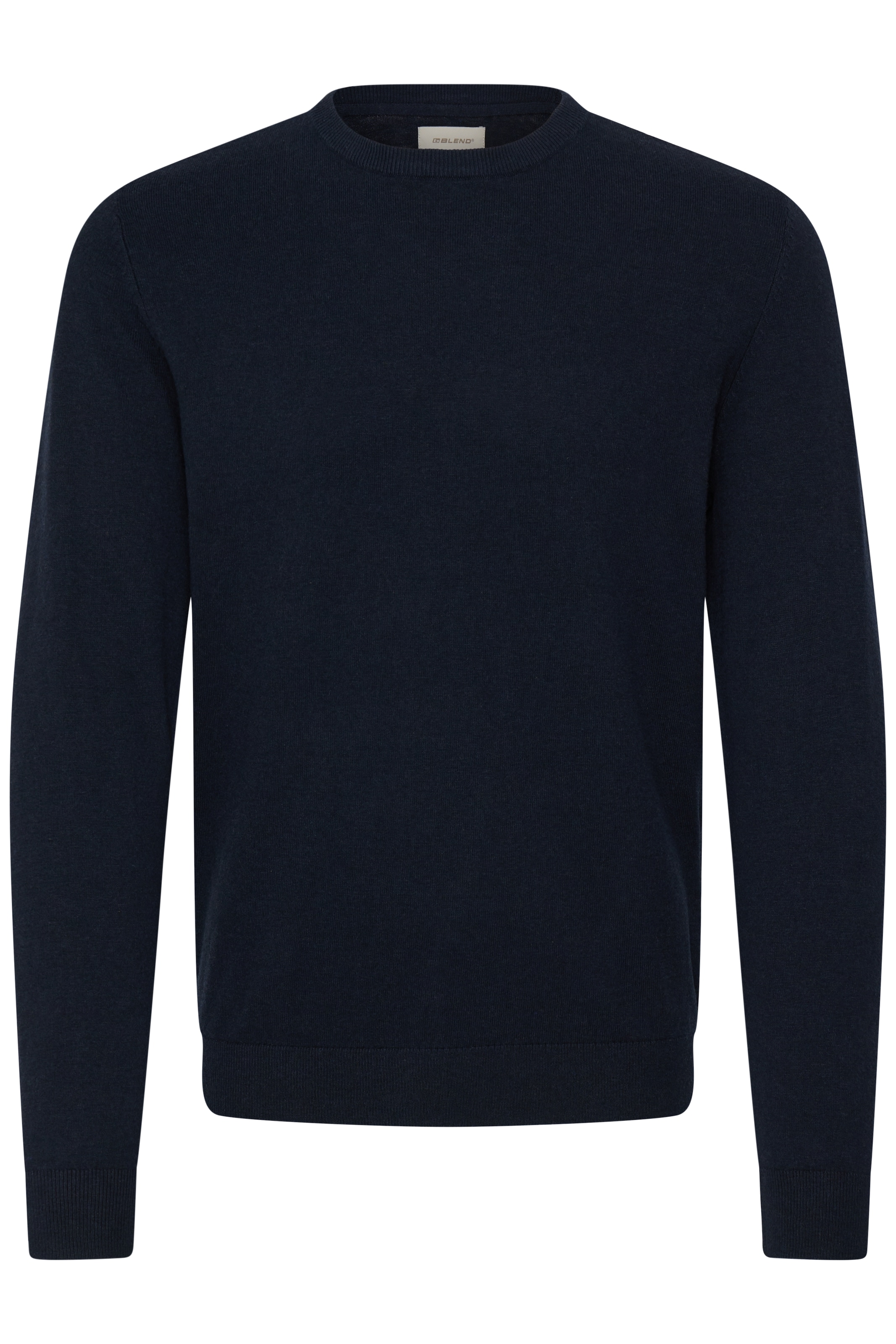 Blend Rundhalspullover »BHBAGGE CREW KNIT« Baumwollmischung, regular fit