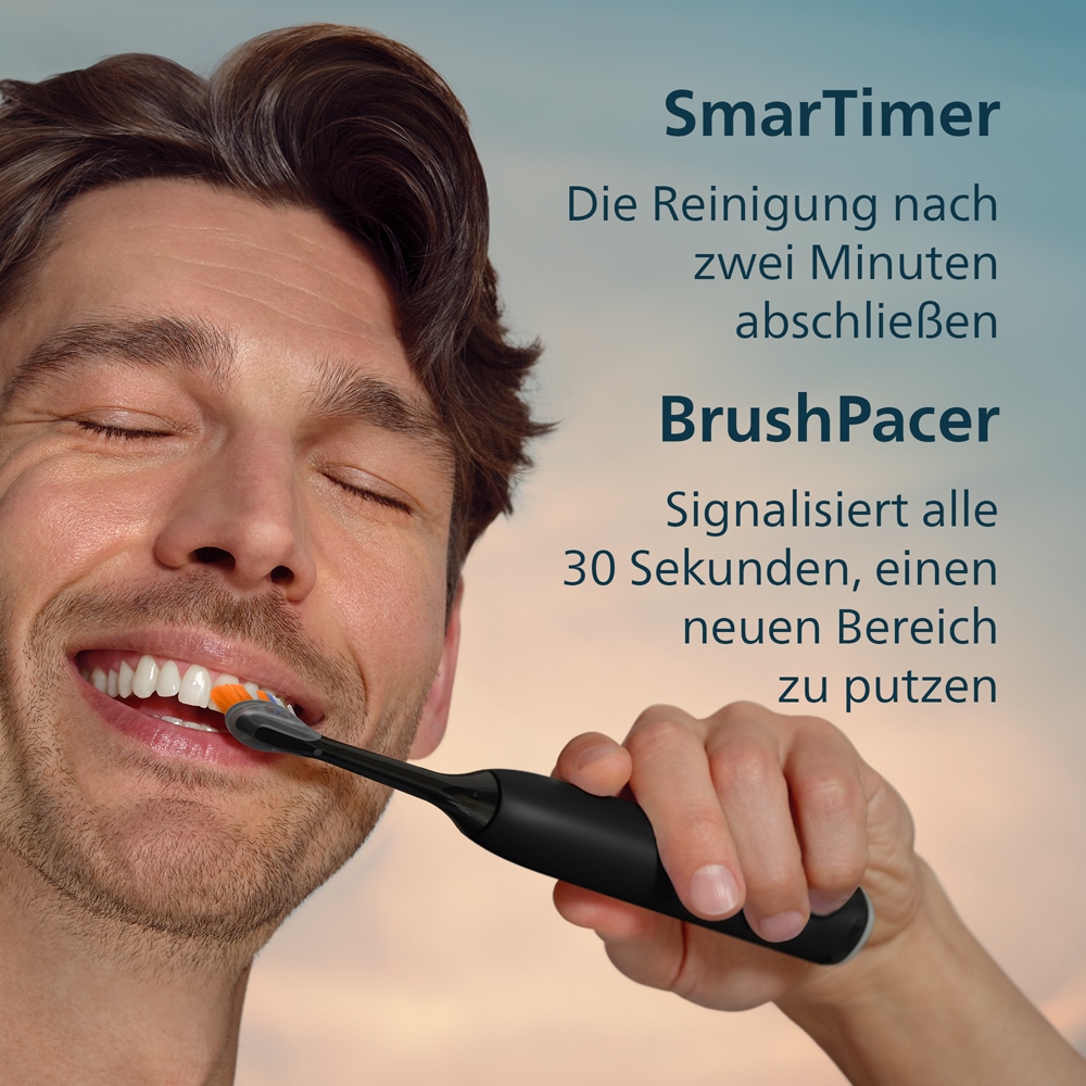 Philips Sonicare Elektrische Zahnbürste »Series 7500« 2 Stk. Aufsteckbürsten mit Drucksensor und 3 Intensitätsstufen, inkl. Reiseladeetui