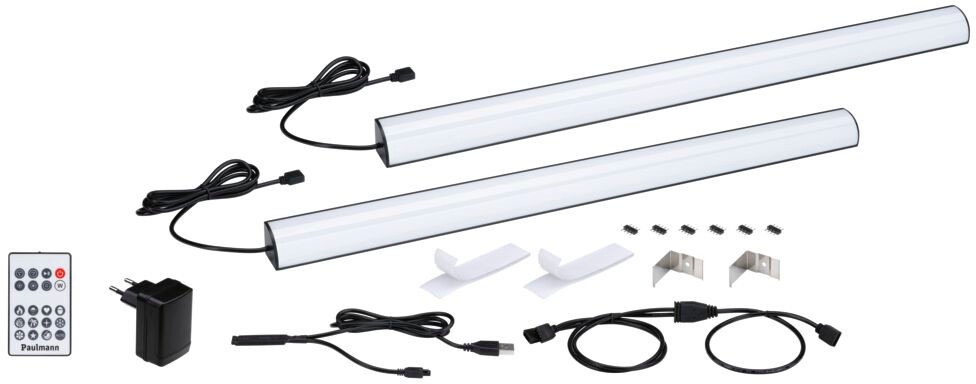 Paulmann LED-Streifen »EntertainLED Lightbar Dynamic Rainbow RGB 30x30mm 2x1W 2x48lm«, 2 St.-flammig