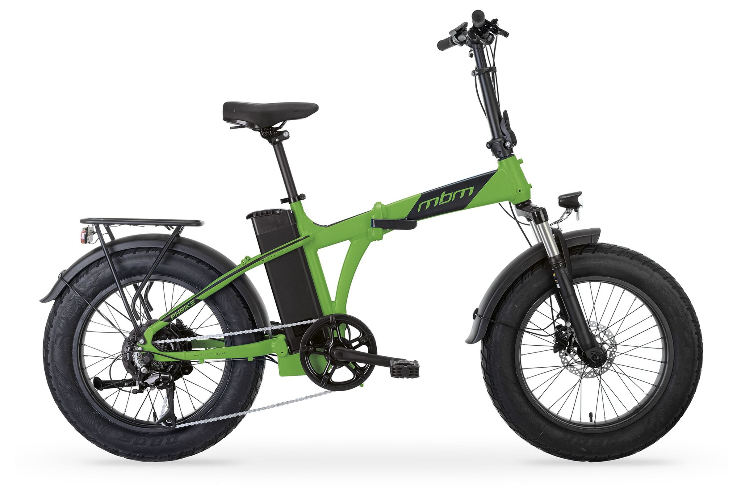 MBM E-Bike »Elektro-Falt-Fahrrad PHRIKE 20 Zoll, grün«