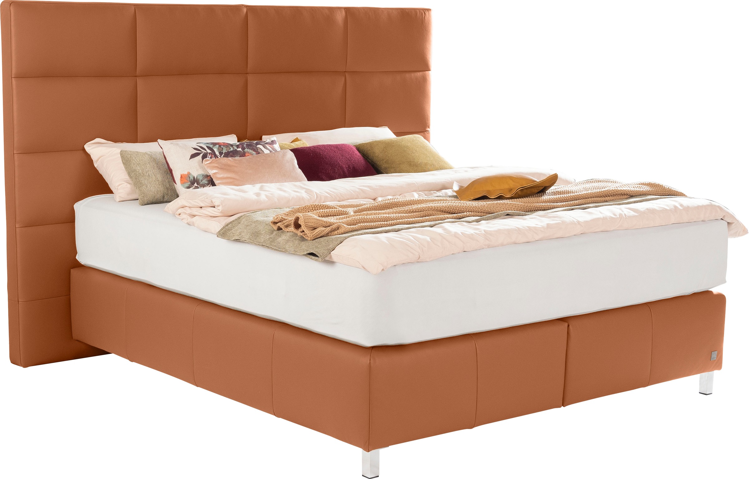 alina Boxspringbett »Paige« hohes Kopfteil, in unterschiedlichen Ausführungen erhältlich