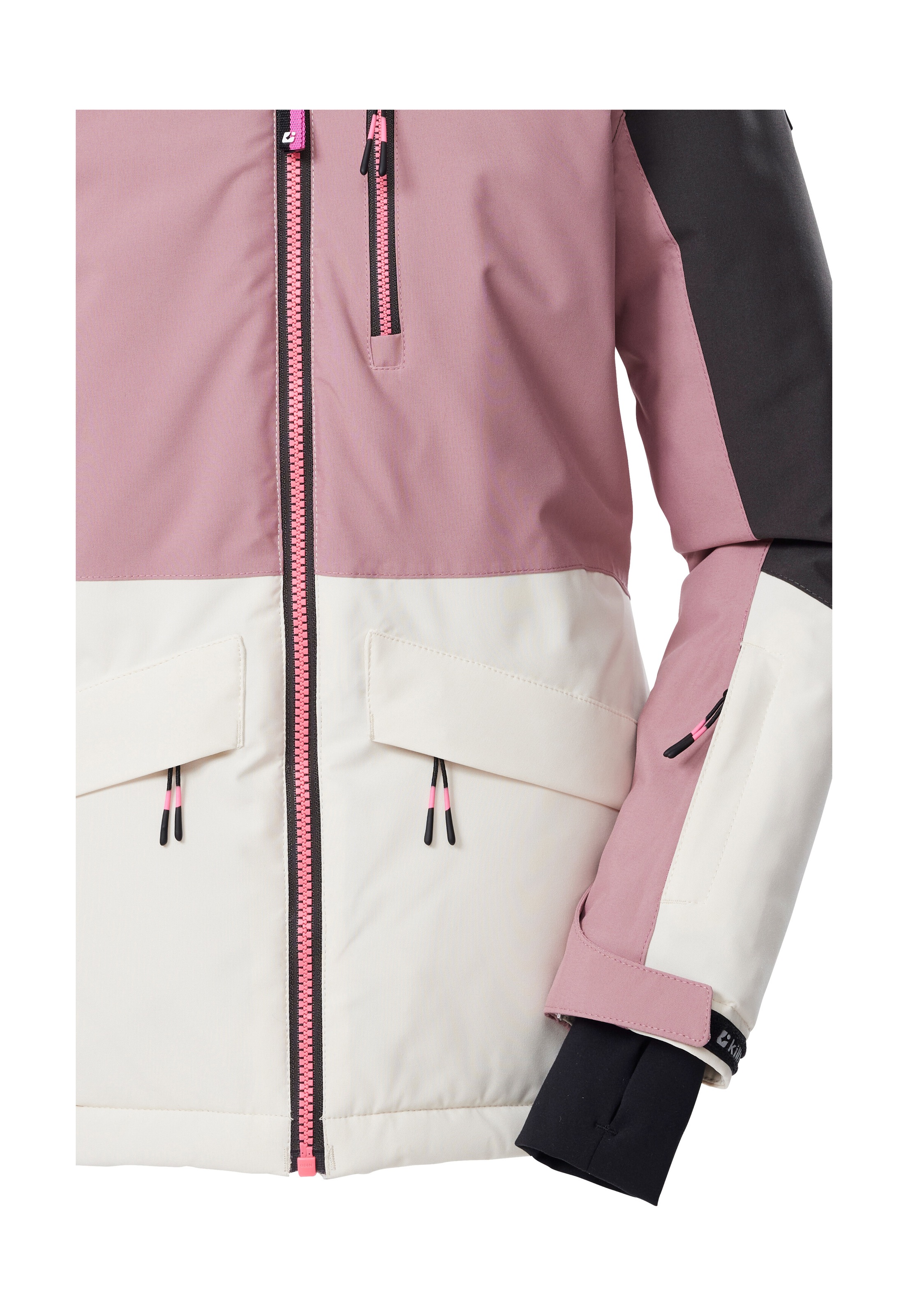 Killtec Skijacke »KSW 208 GRLS SKI JCKT« Wasserdichte, atmungsaktive Kinderjacke mit Schneefang und Taschen